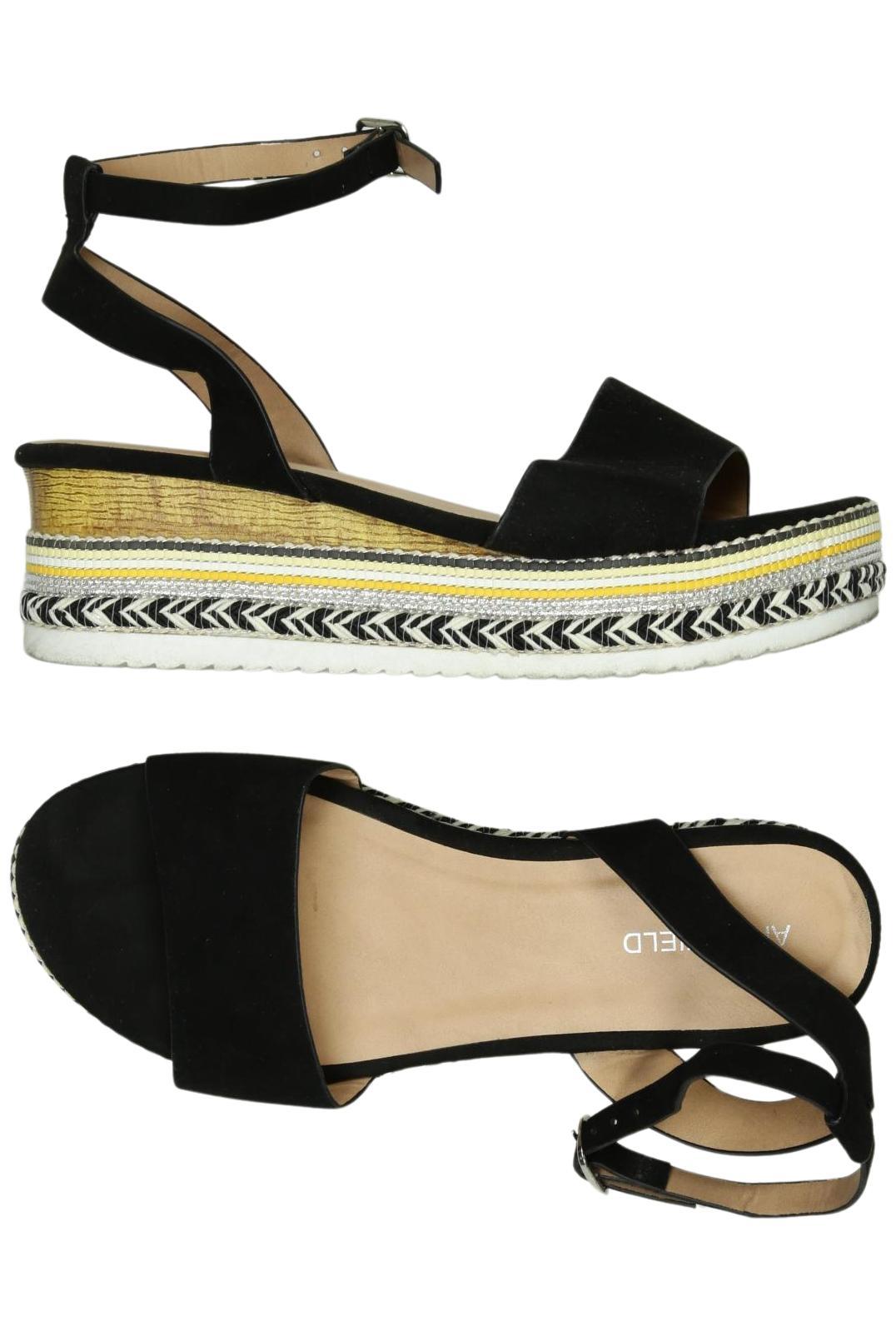 

Anna Field Damen Sandale, schwarz, Gr. 35