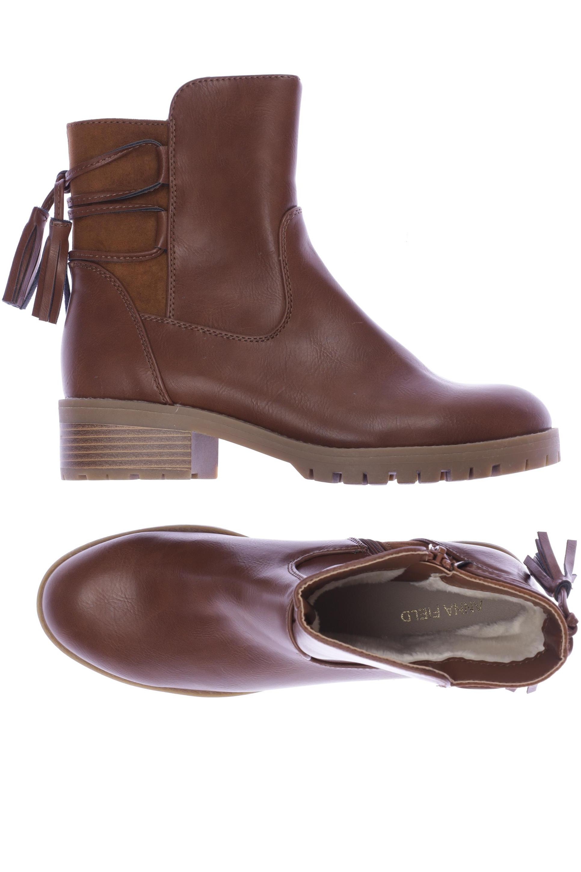 

Anna Field Damen Stiefelette, braun, Gr. 39