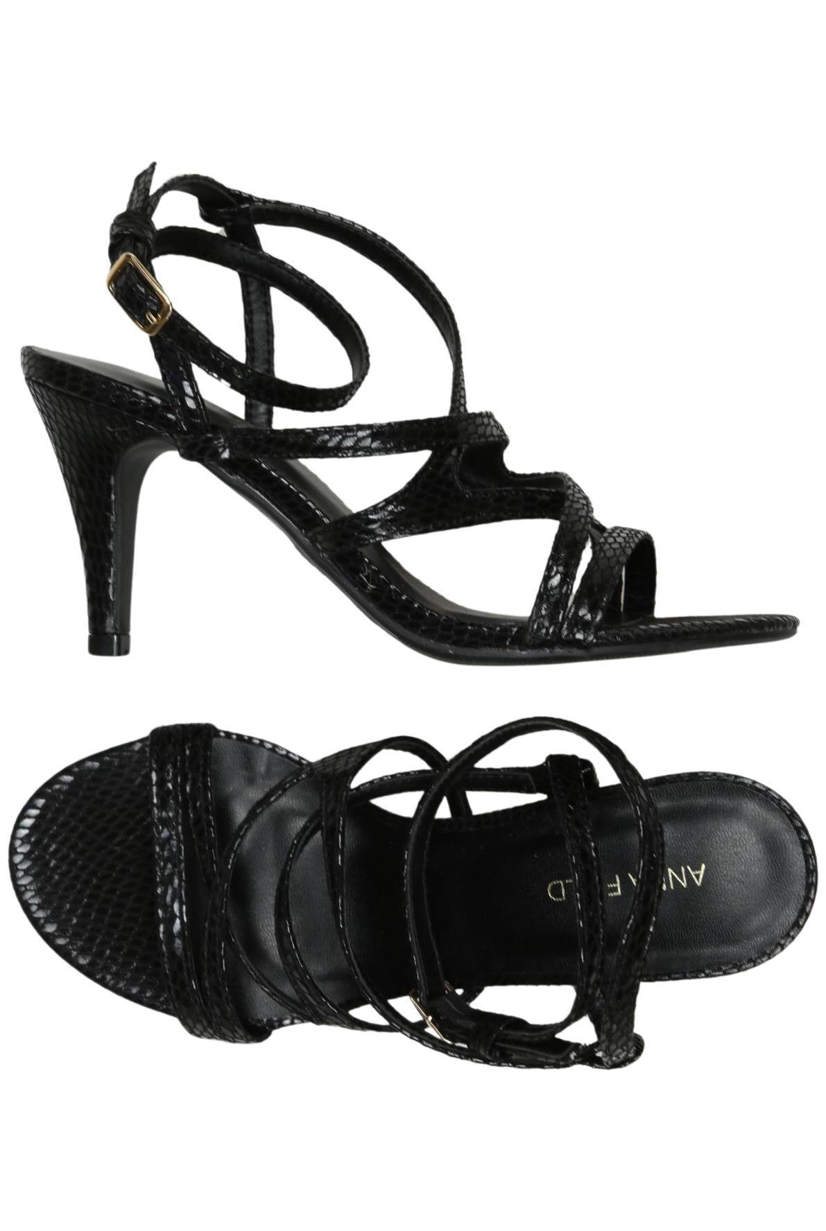 

Anna Field Damen Sandale, schwarz, Gr. 36