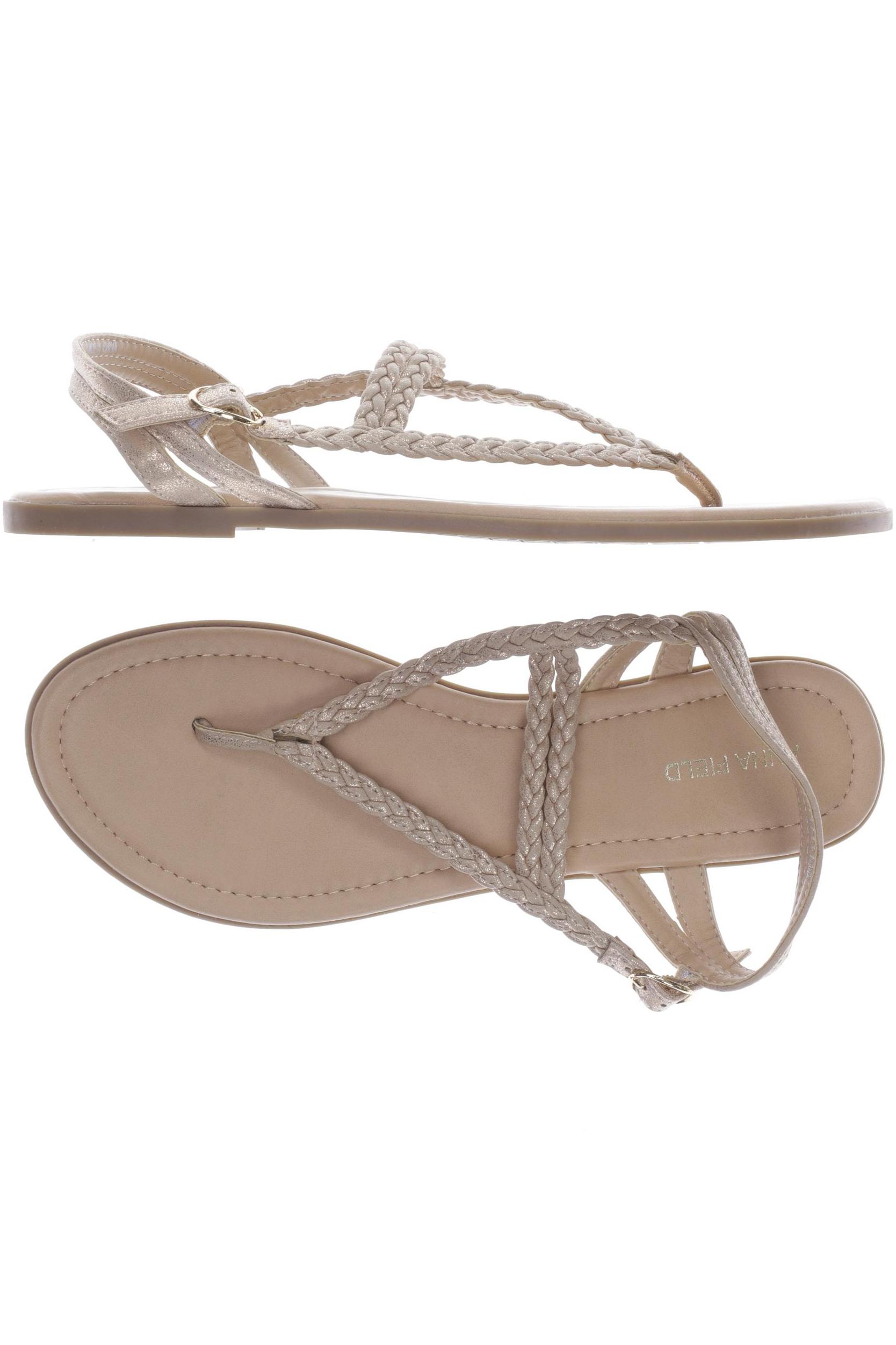 

Anna Field Damen Sandale, beige, Gr. 41