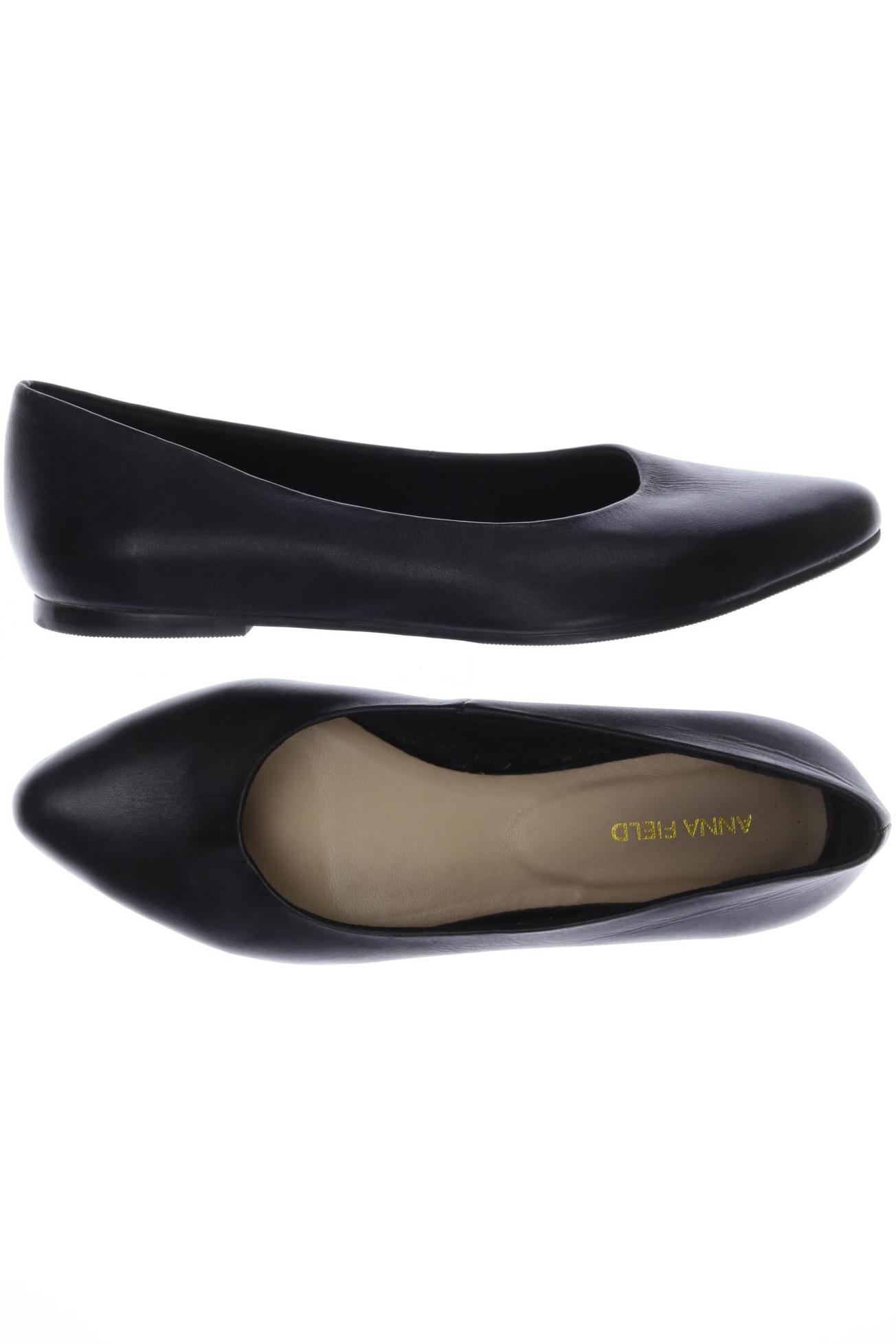 

Anna Field Damen Ballerinas, schwarz, Gr. 39