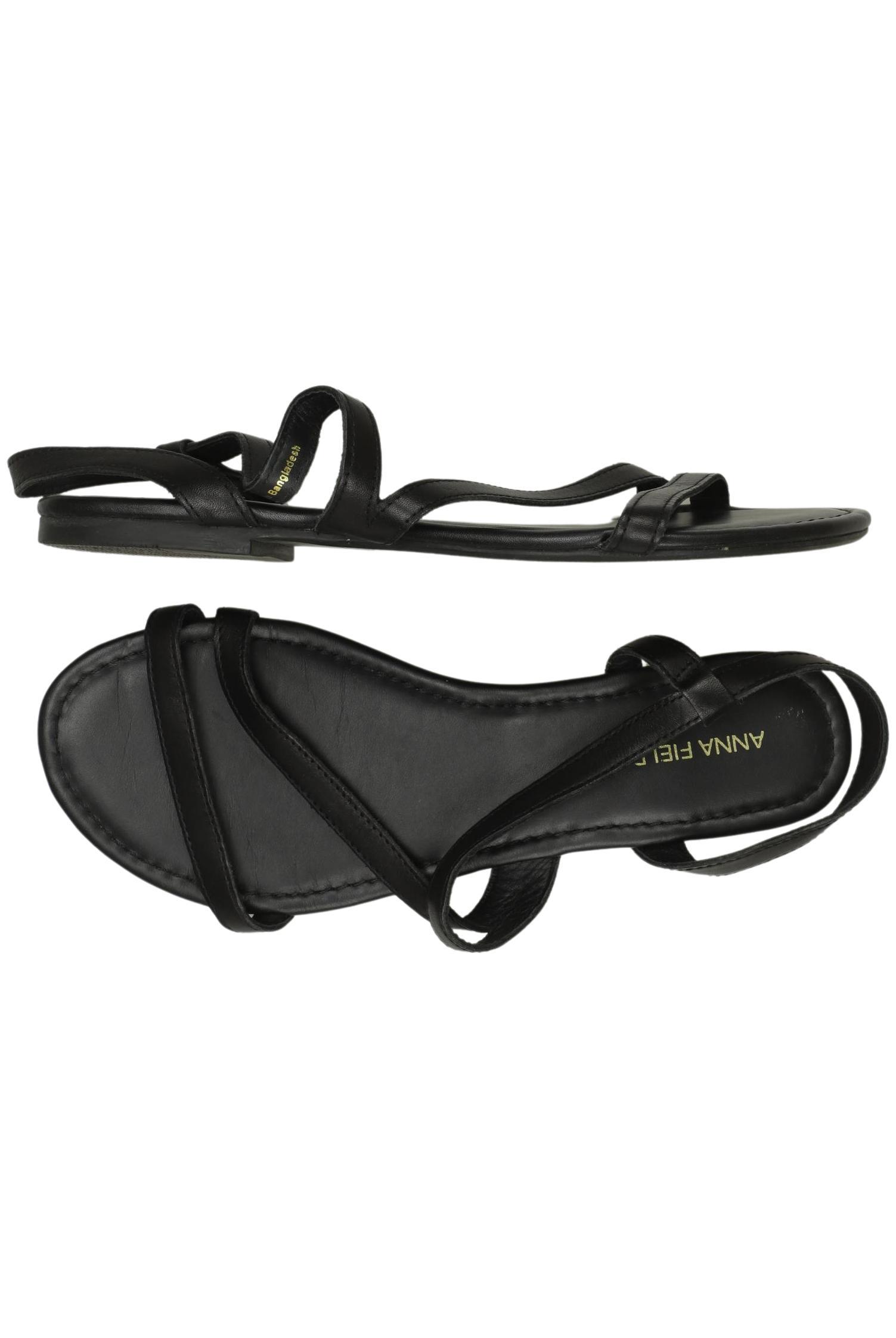 

Anna Field Damen Sandale, schwarz, Gr. 40
