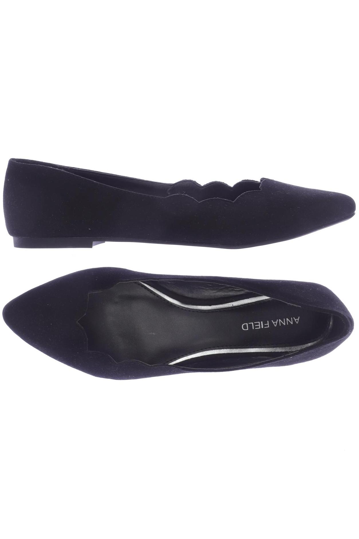 

Anna Field Damen Ballerinas, schwarz