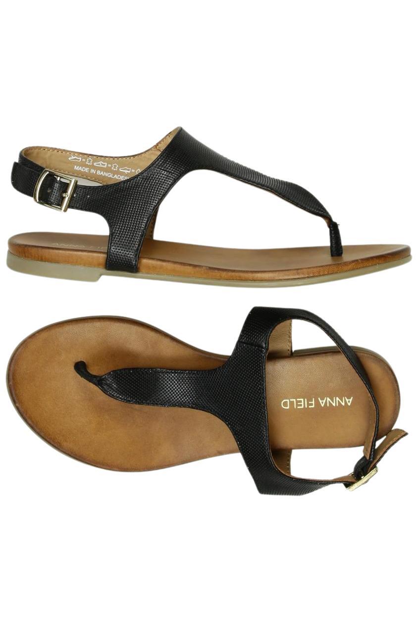 

Anna Field Damen Sandale, schwarz, Gr. 37