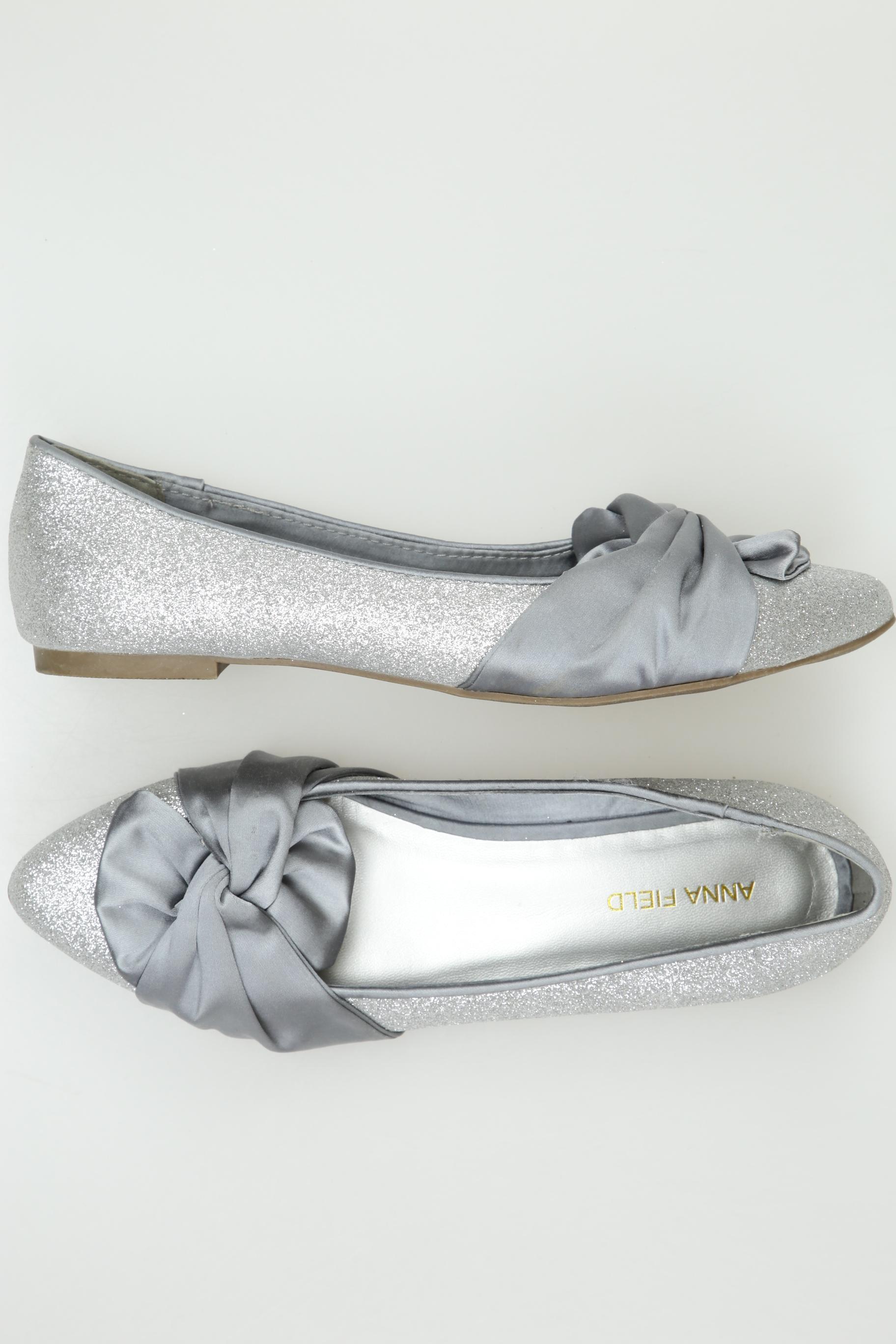 

Anna Field Damen Ballerinas, silber, Gr. 37