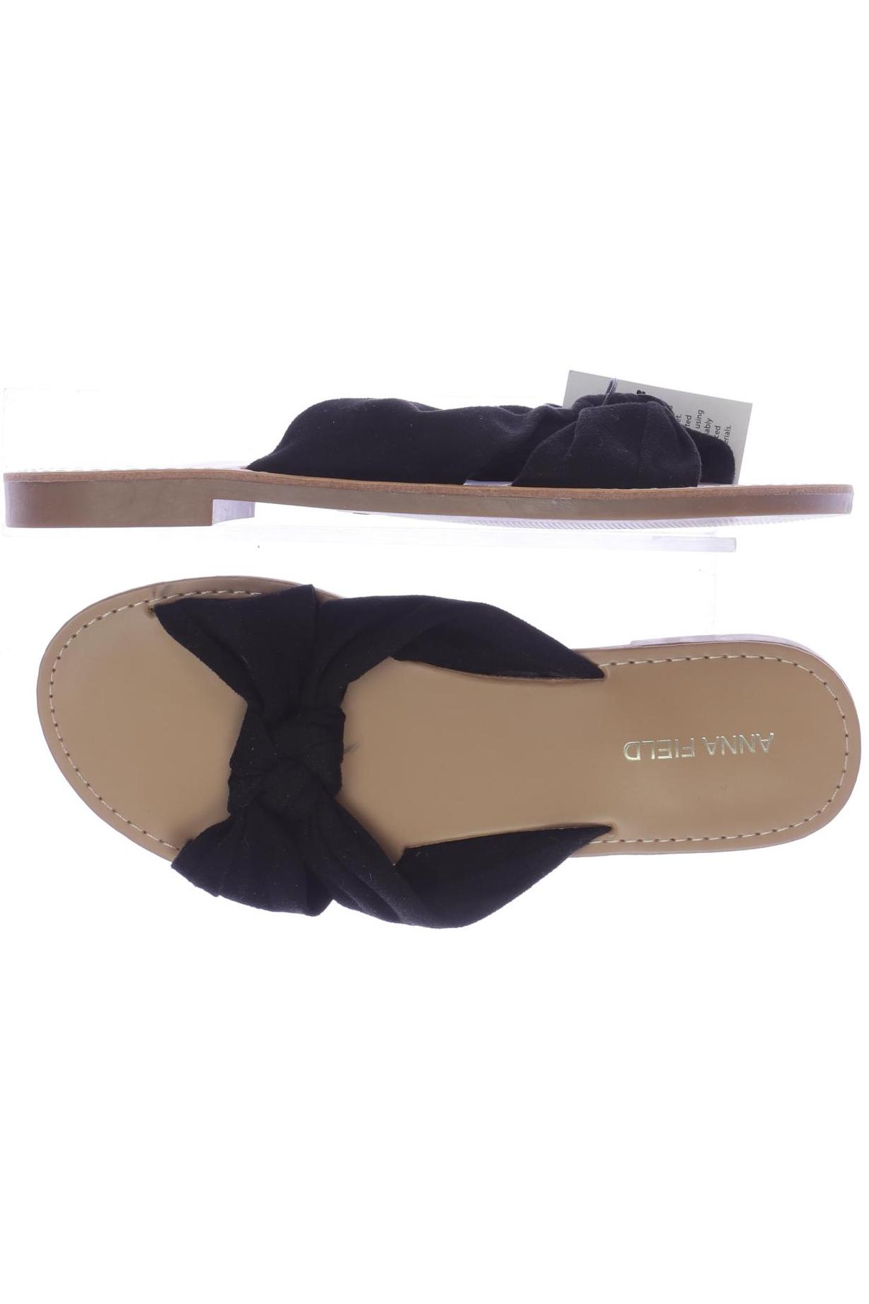 

Anna Field Damen Sandale, schwarz