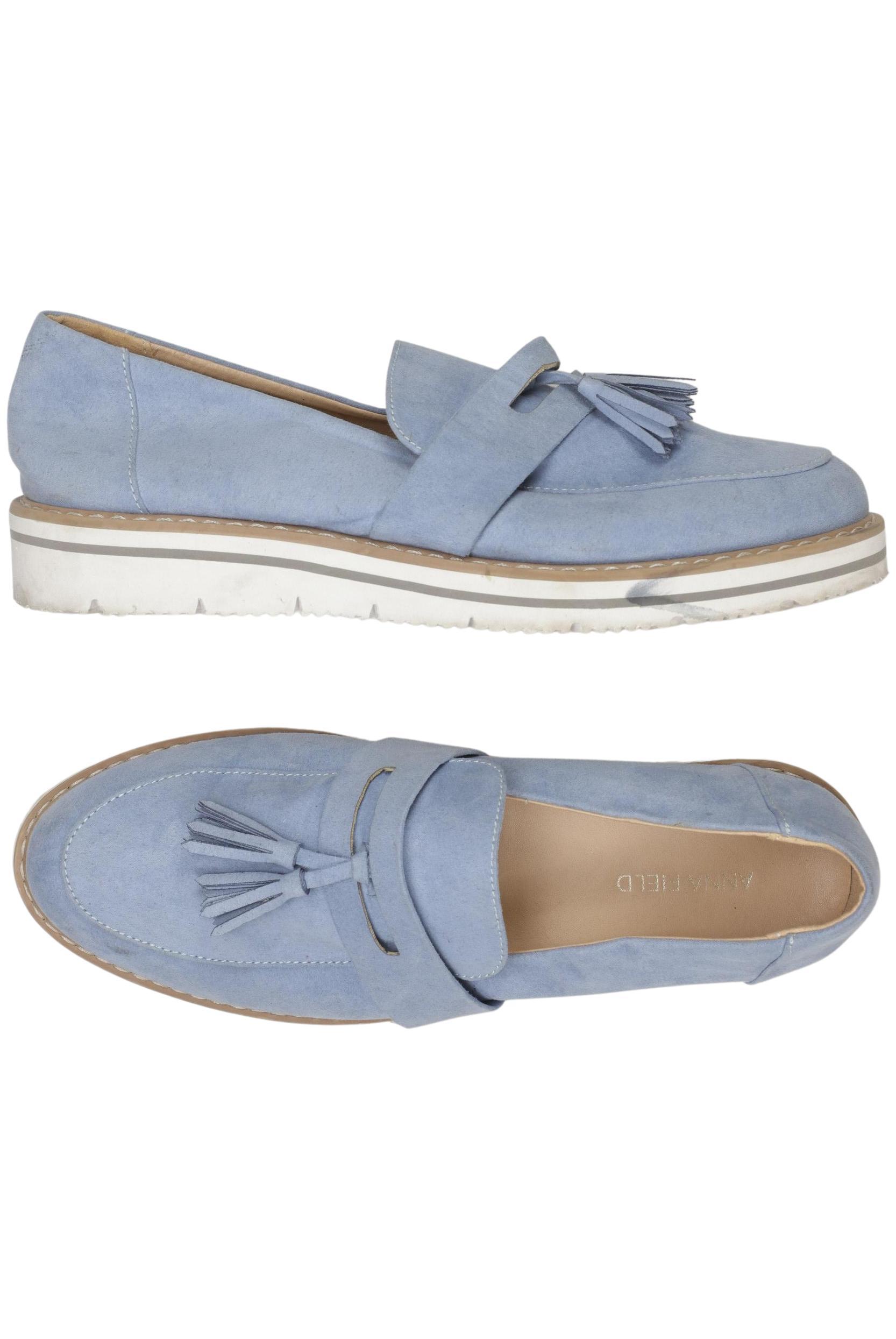 

Anna Field Damen Halbschuh, hellblau, Gr. 39