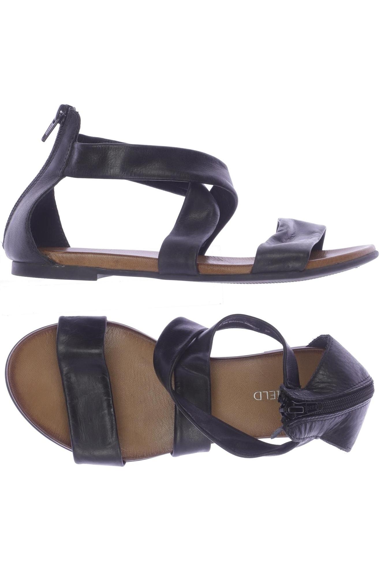 

Anna Field Damen Sandale, schwarz, Gr. 36