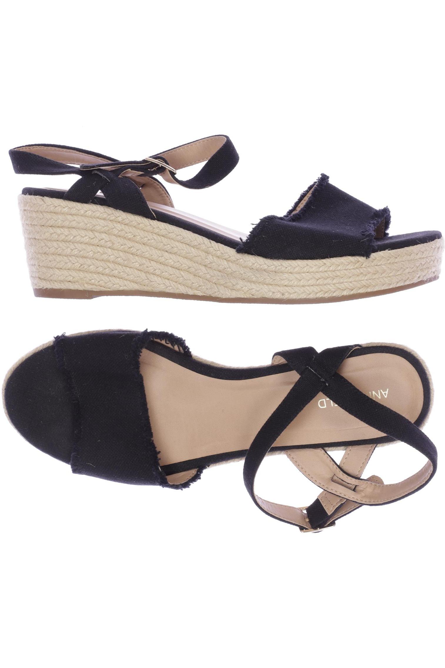 

Anna Field Damen Sandale, schwarz, Gr. 41