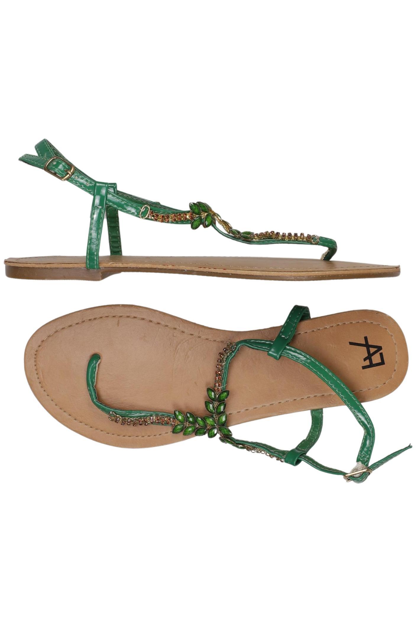 

Anna Field Damen Sandale, grün, Gr. 38