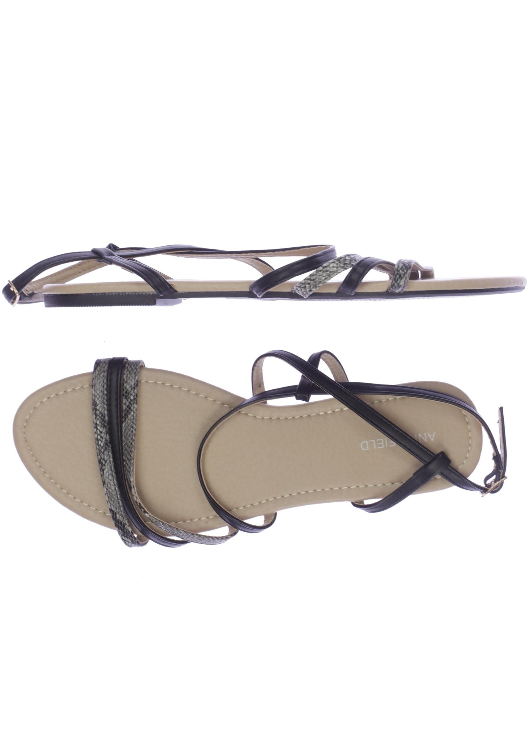 

Anna Field Damen Sandale, schwarz