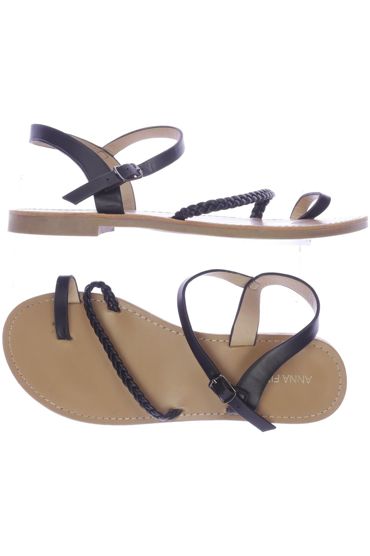 

Anna Field Damen Sandale, schwarz