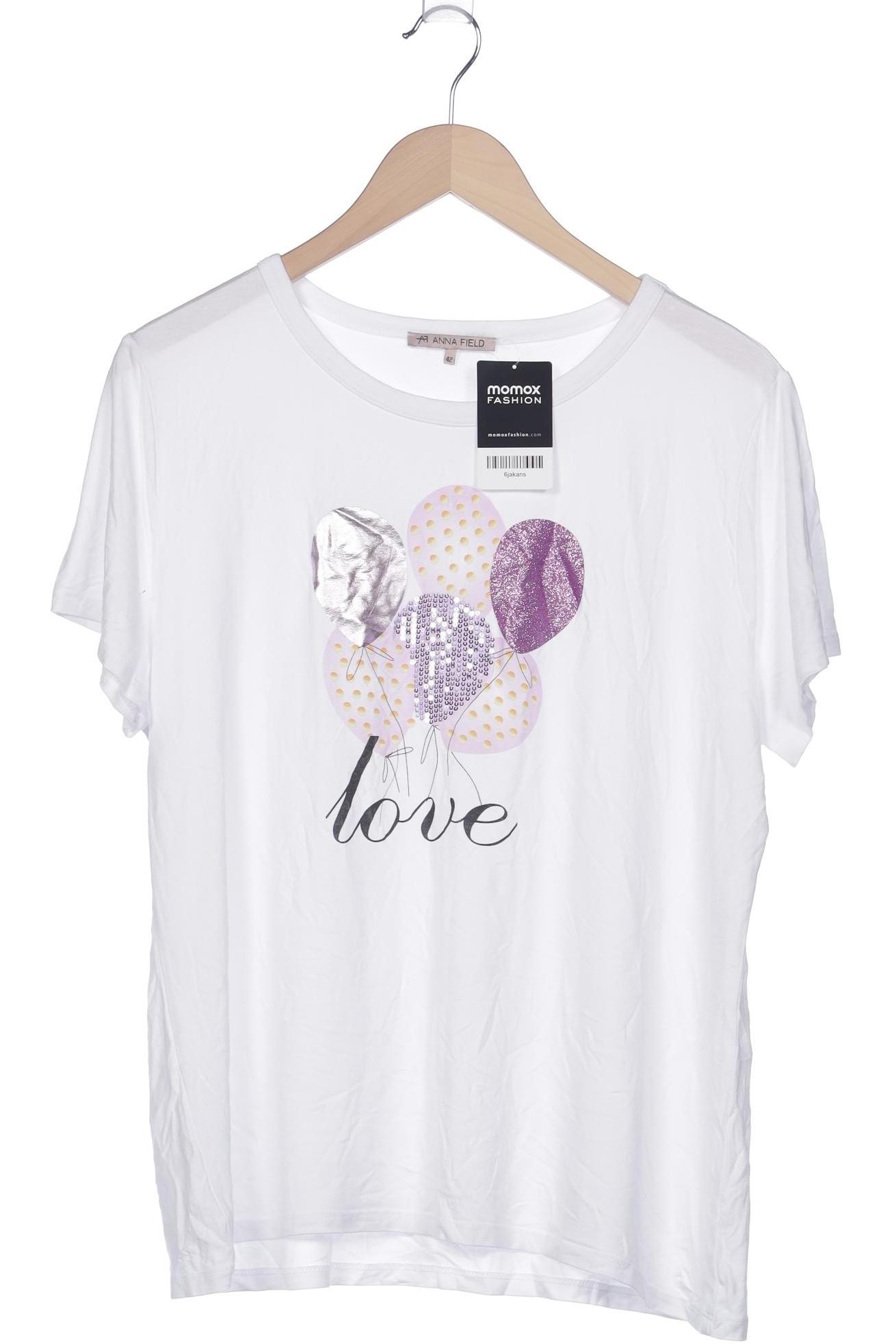

Anna Field Damen T-Shirt, weiß, Gr. 42