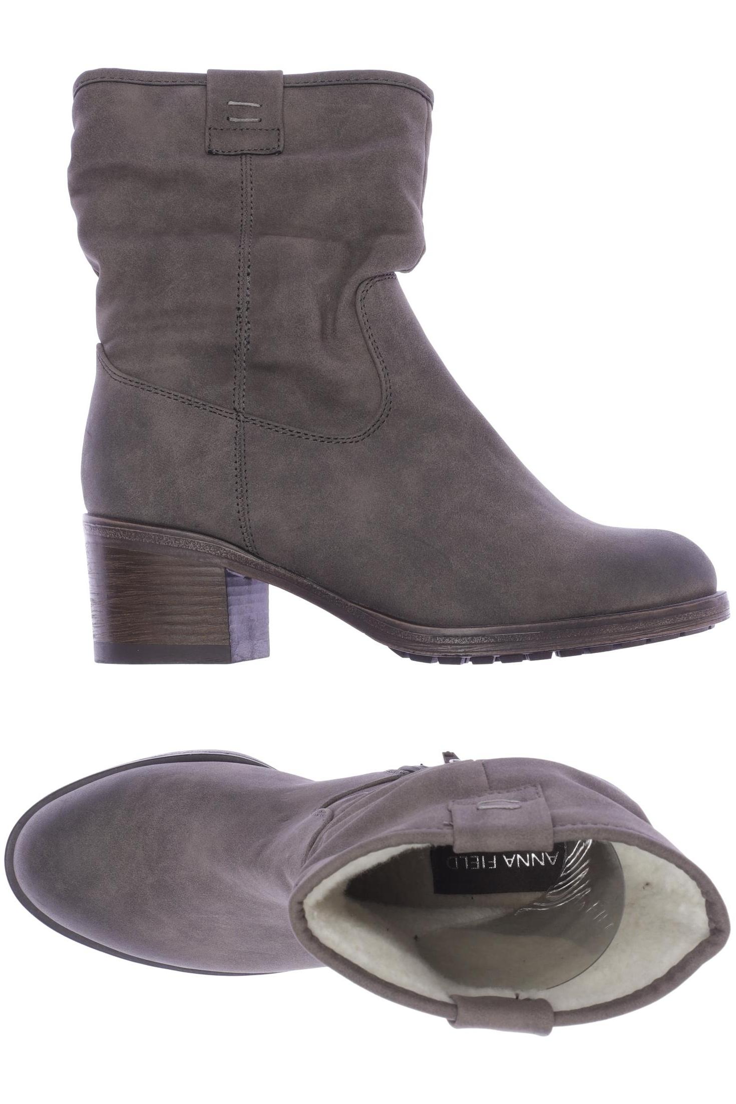 

Anna Field Damen Stiefelette, grau, Gr. 38