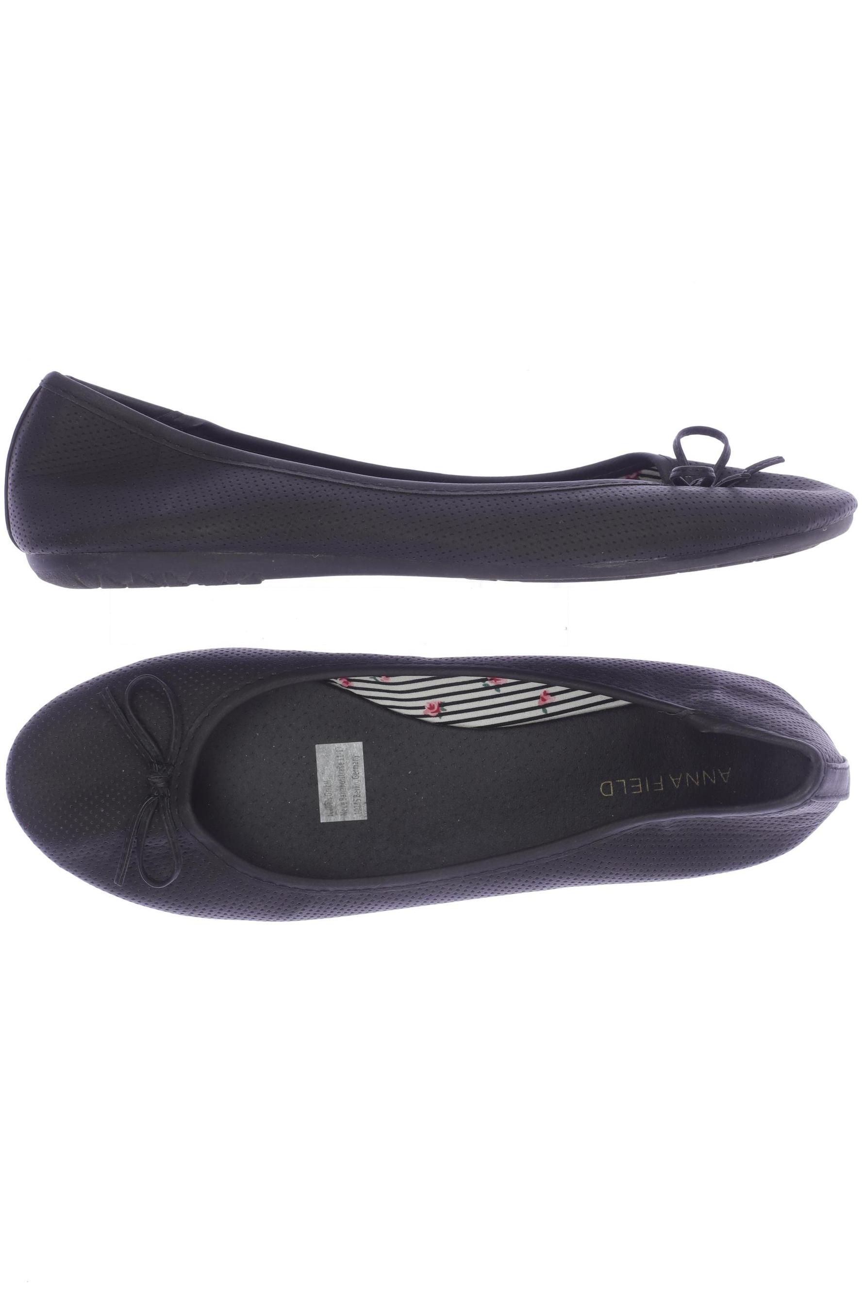 

Anna Field Damen Ballerinas, schwarz, Gr. 39