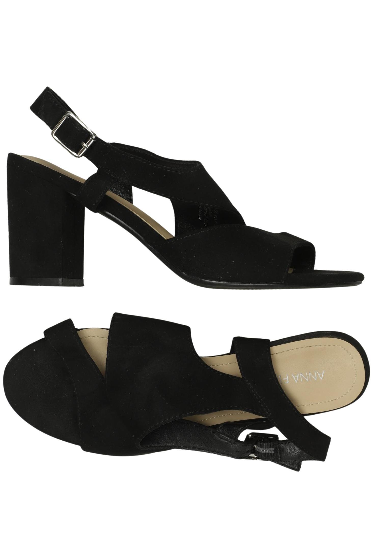 

Anna Field Damen Sandale, schwarz, Gr. 38