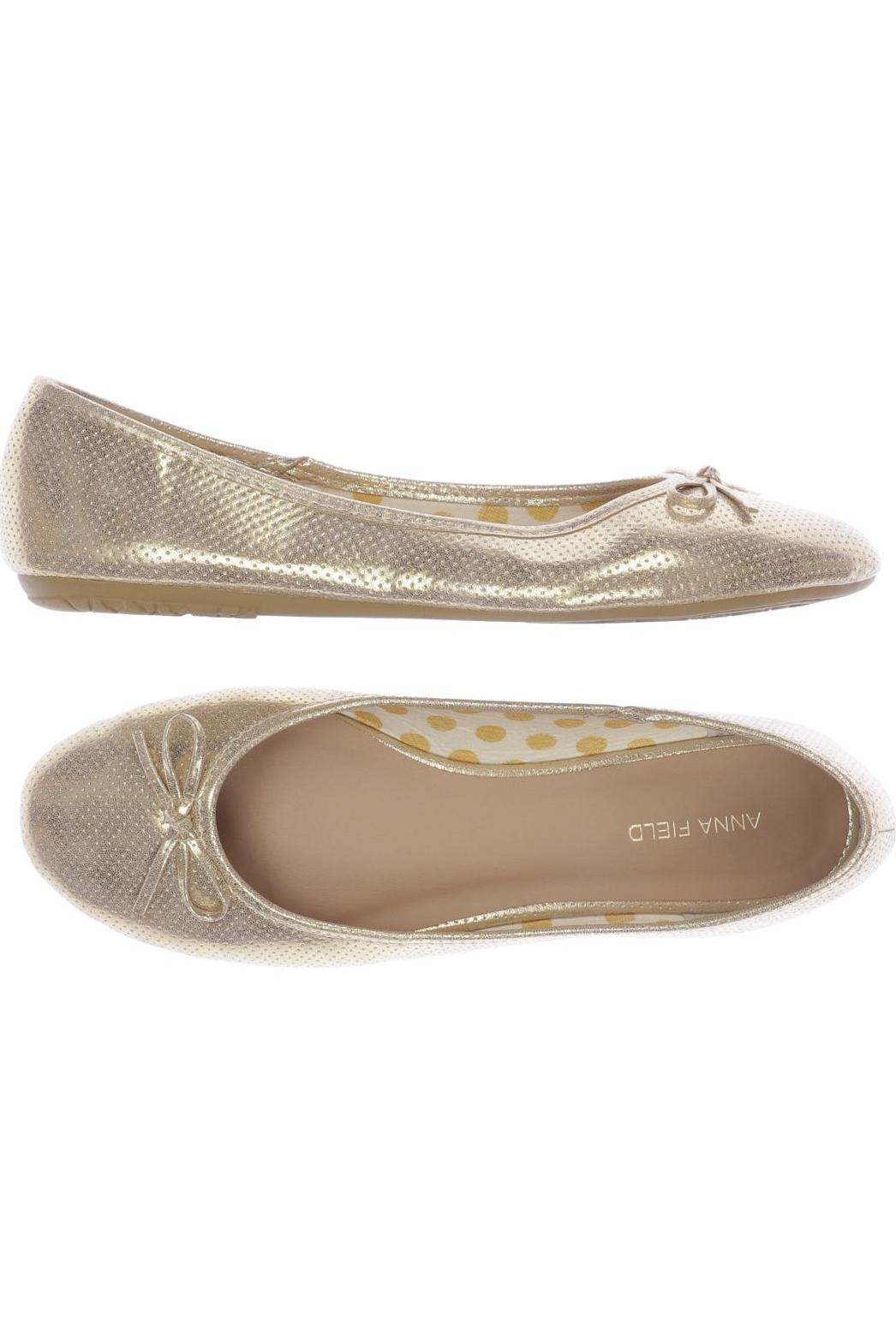

Anna Field Damen Ballerinas, gold