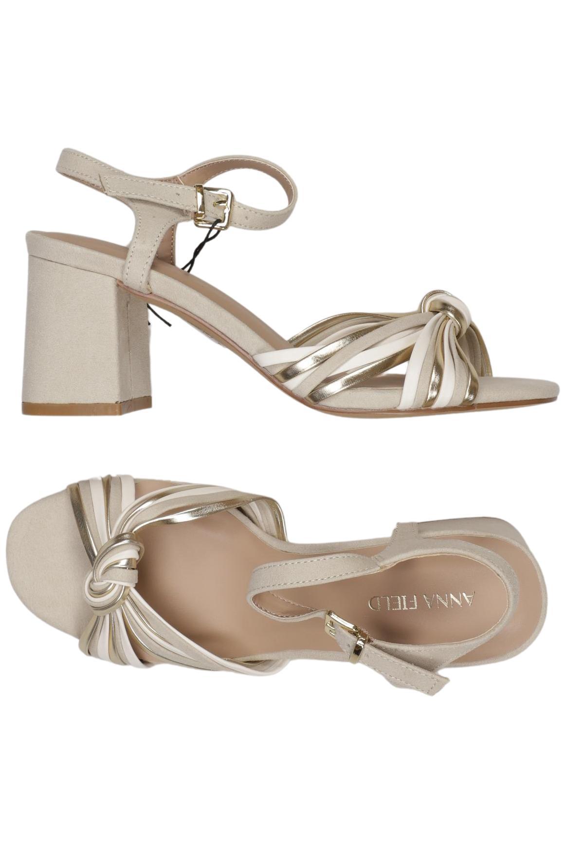 

Anna Field Damen Sandale, beige, Gr. 35