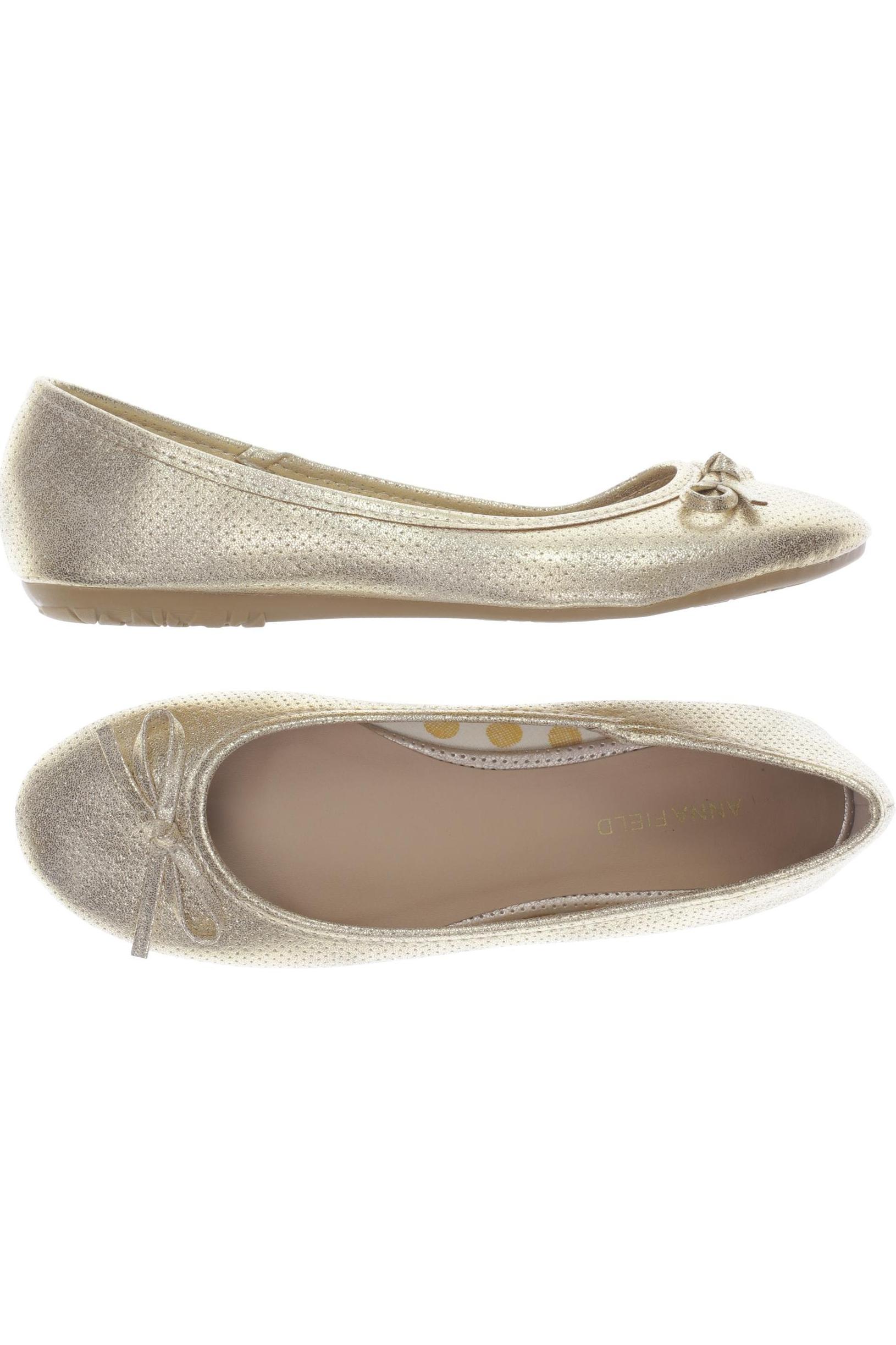 

Anna Field Damen Ballerinas, gold, Gr. 37