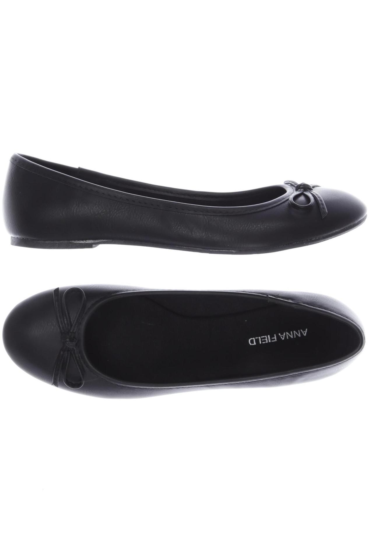 

Anna Field Damen Ballerinas, schwarz, Gr. 38