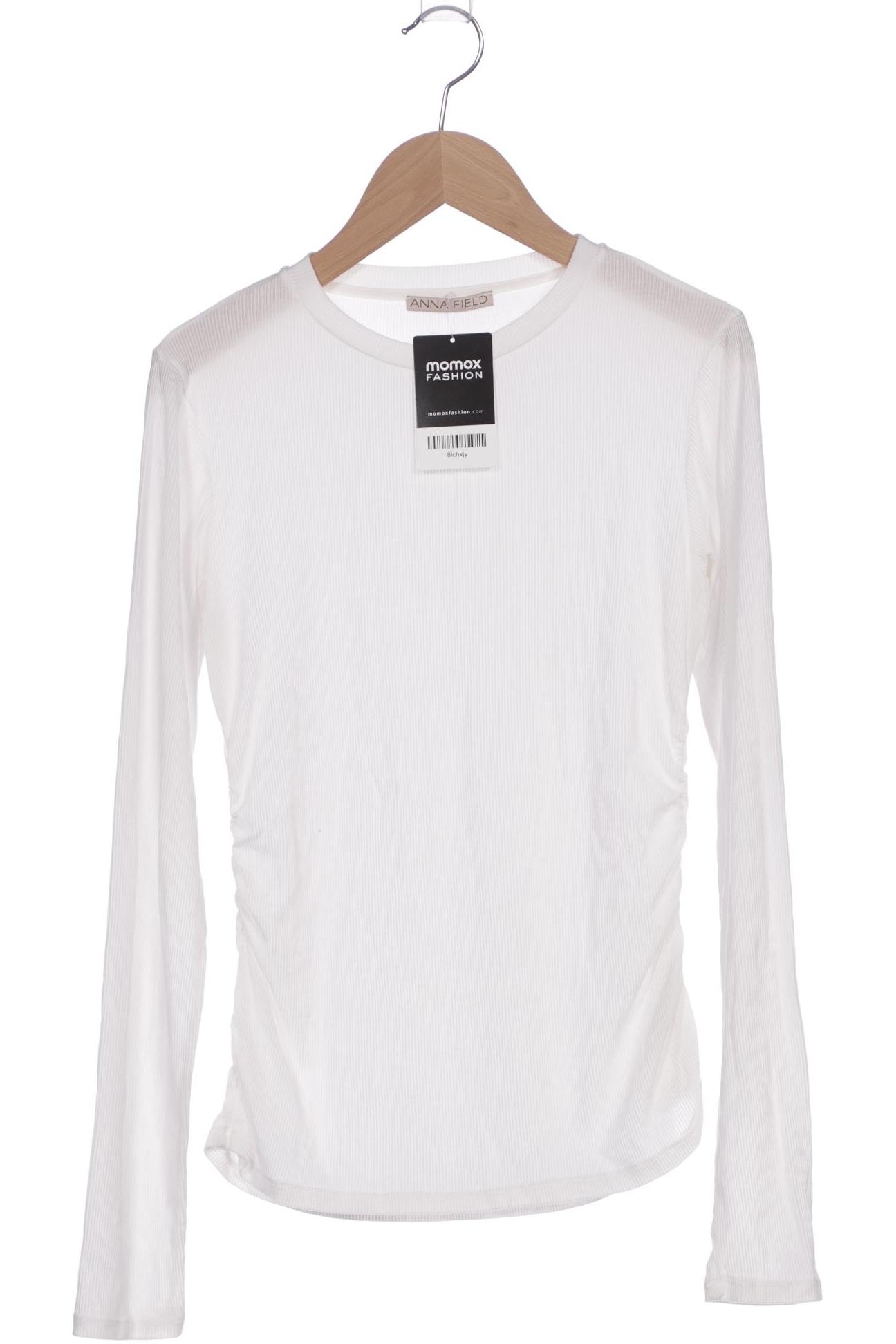 

Anna Field Damen Langarmshirt, weiß, Gr. 38