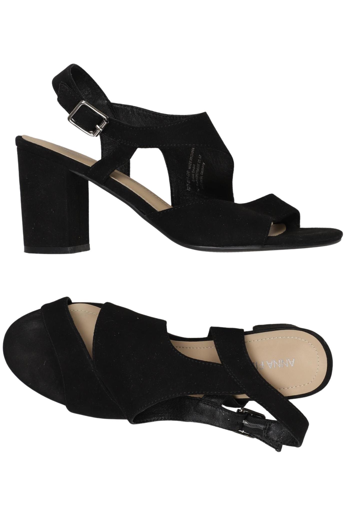 

Anna Field Damen Sandale, schwarz, Gr. 39