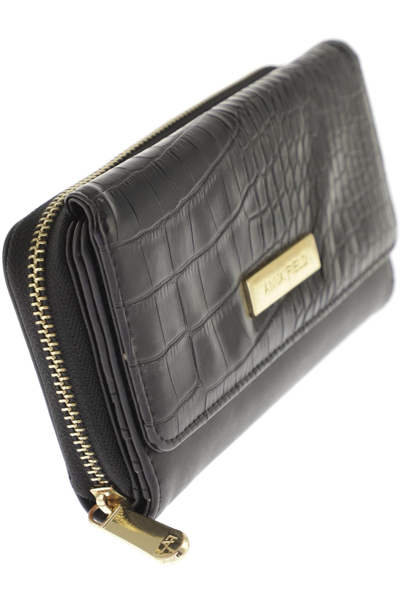 

Anna Field Damen Portemonnaie, schwarz, Gr.