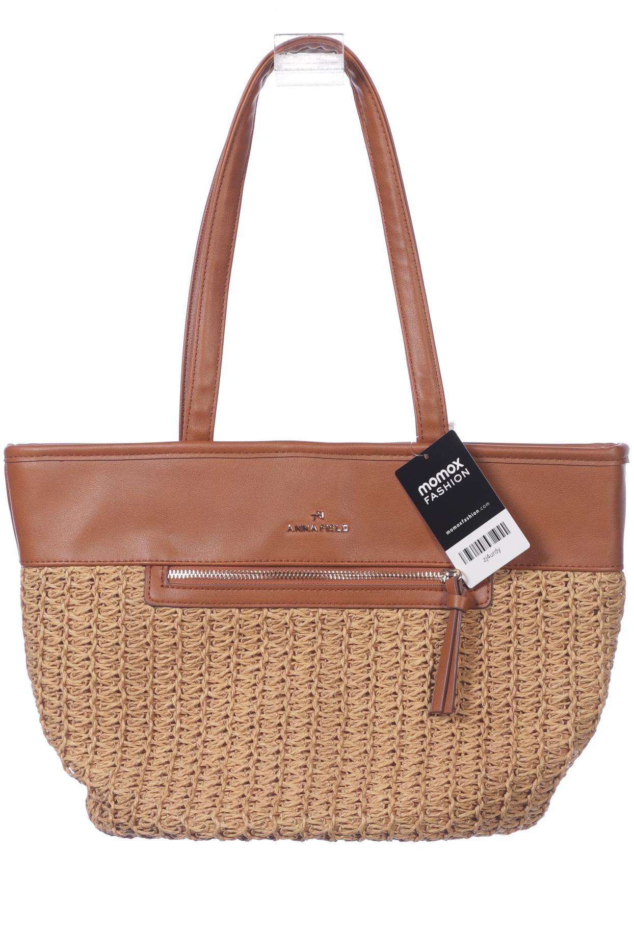 

Anna Field Damen Handtasche, braun, Gr.