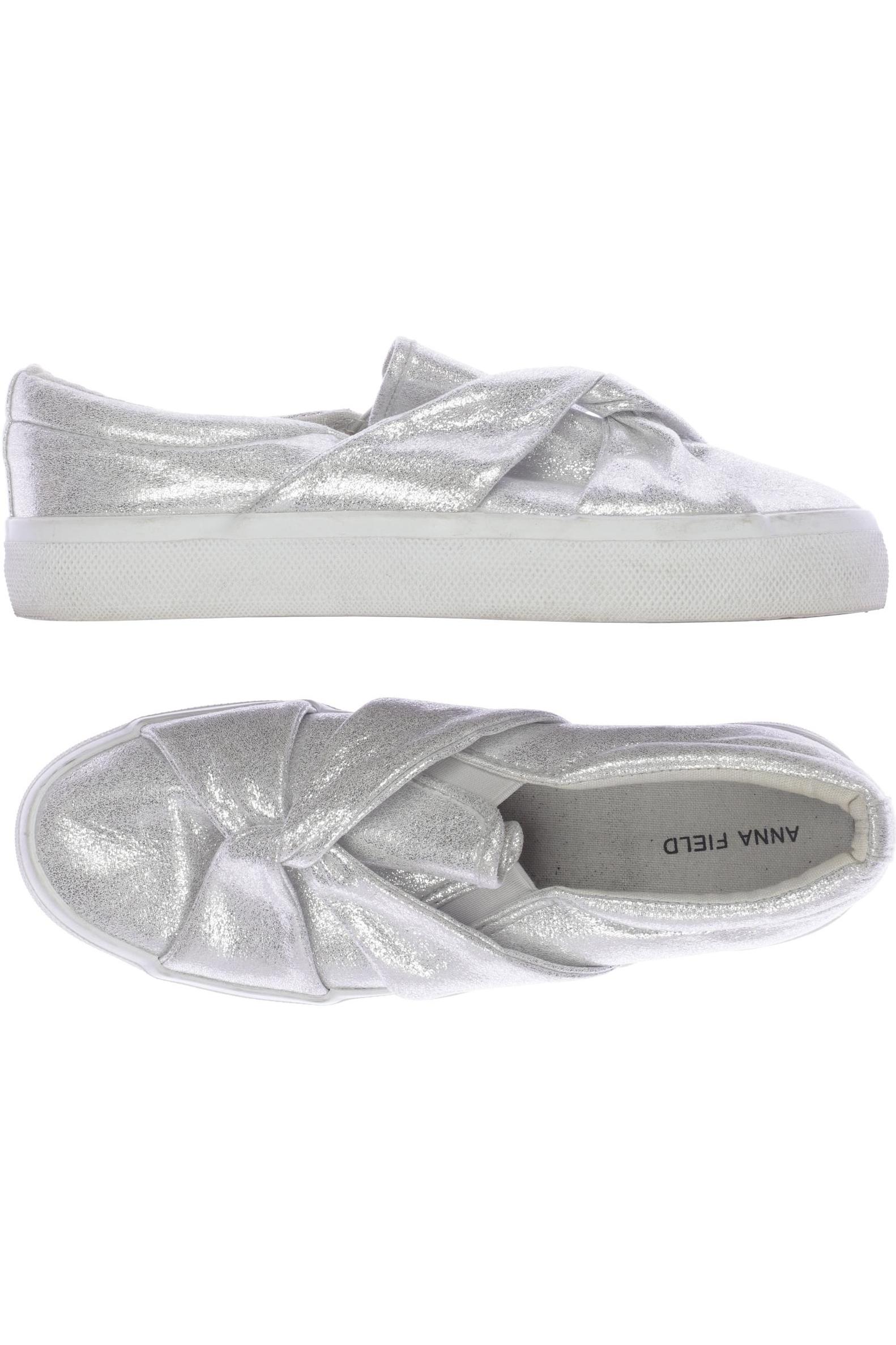 

Anna Field Damen Halbschuh, silber, Gr. 40