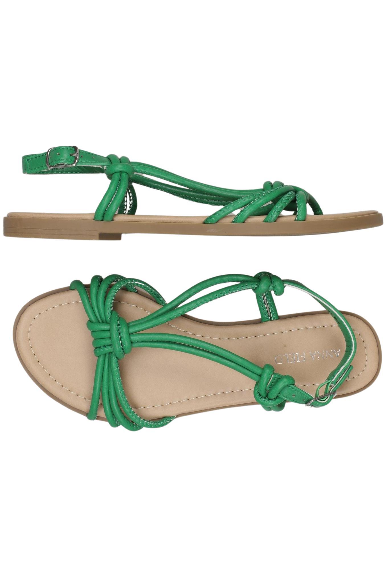 

Anna Field Damen Sandale, grün, Gr. 38