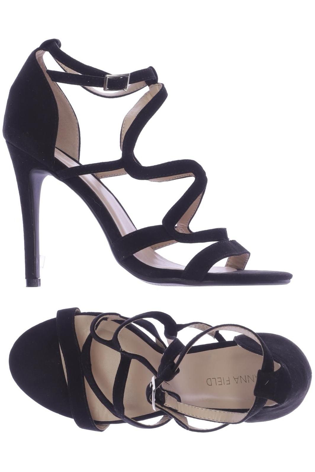 

Anna Field Damen Sandale, schwarz, Gr. 38