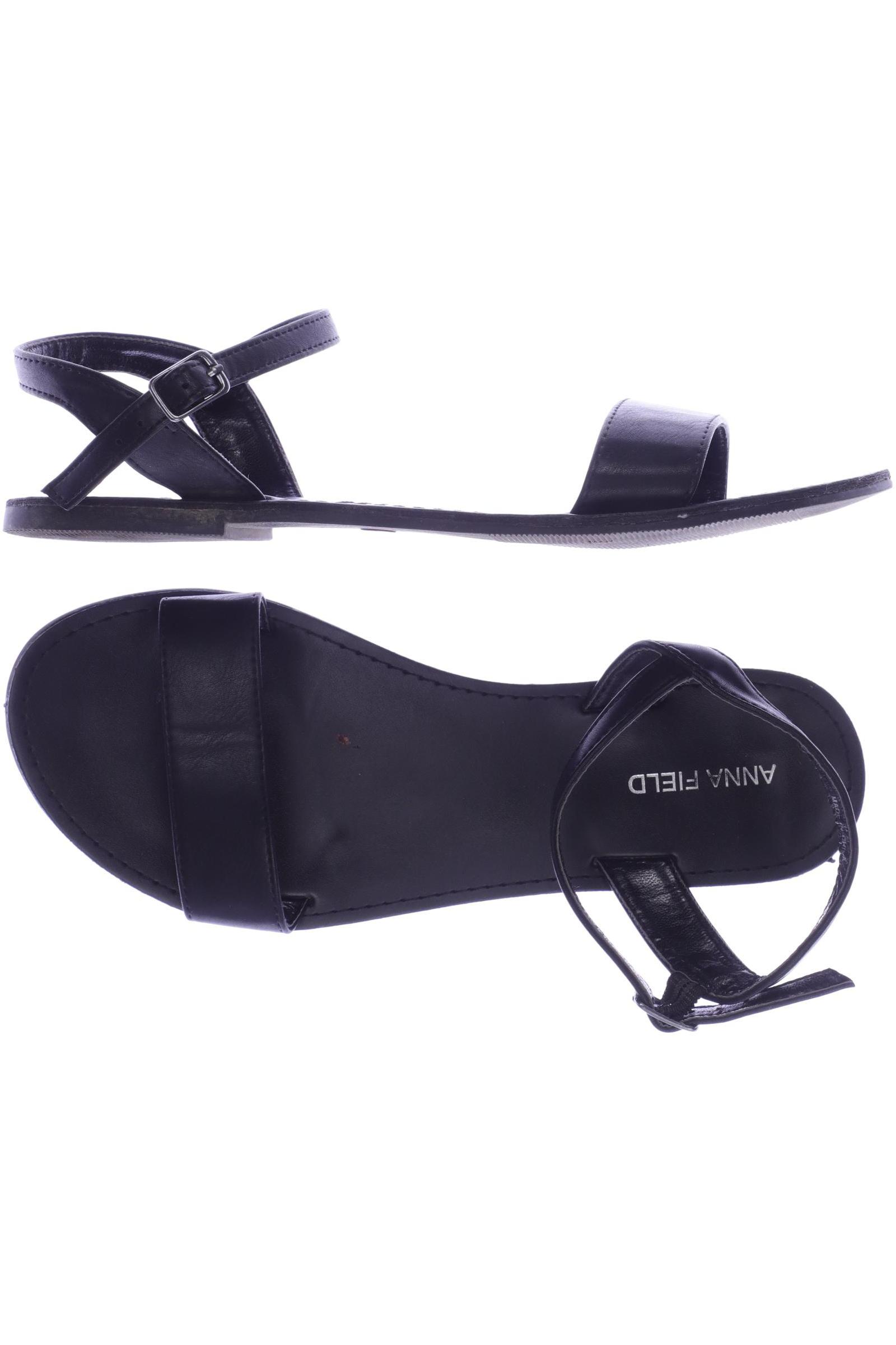 

Anna Field Damen Sandale, schwarz, Gr. 38