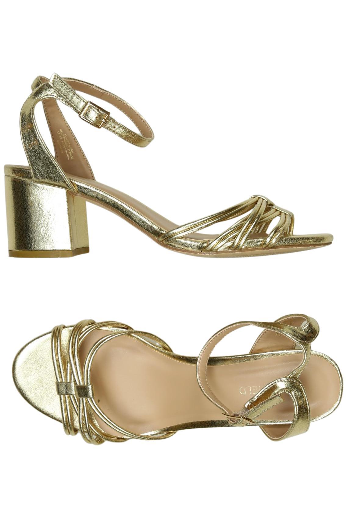 

Anna Field Damen Sandale, gold, Gr. 37