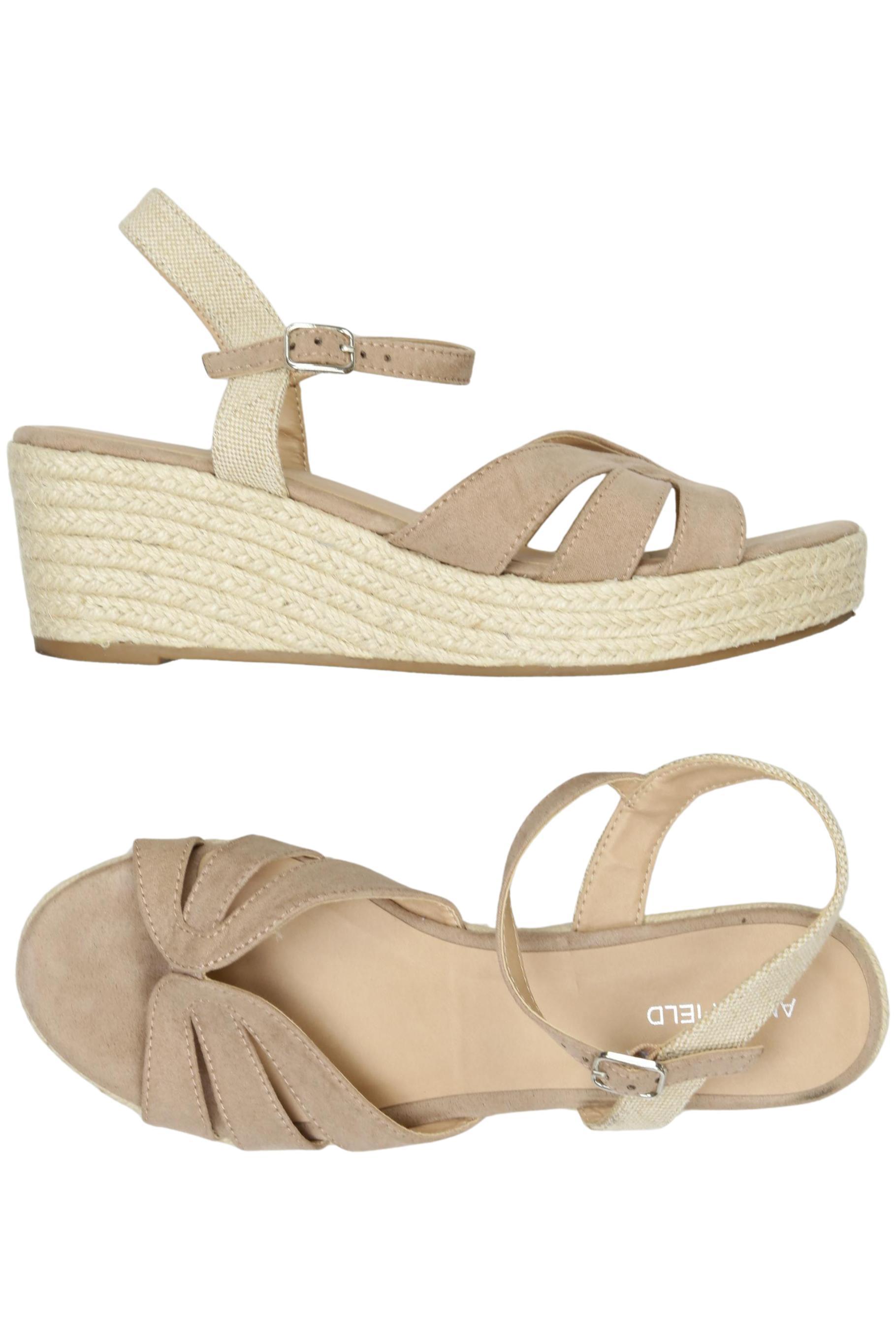 

Anna Field Damen Sandale, beige, Gr. 40