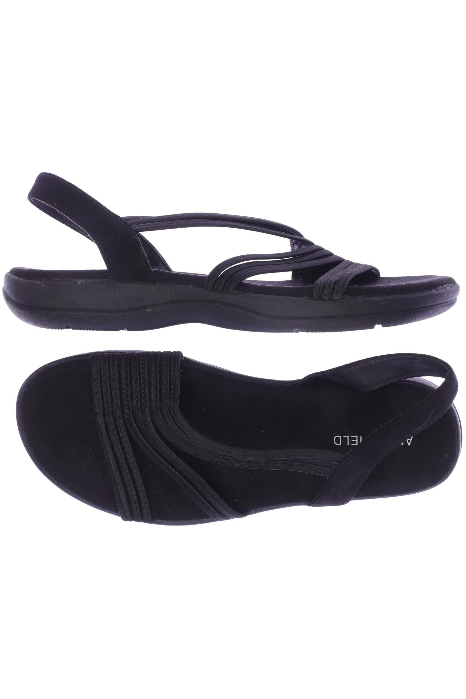 

Anna Field Damen Sandale, schwarz, Gr. 36