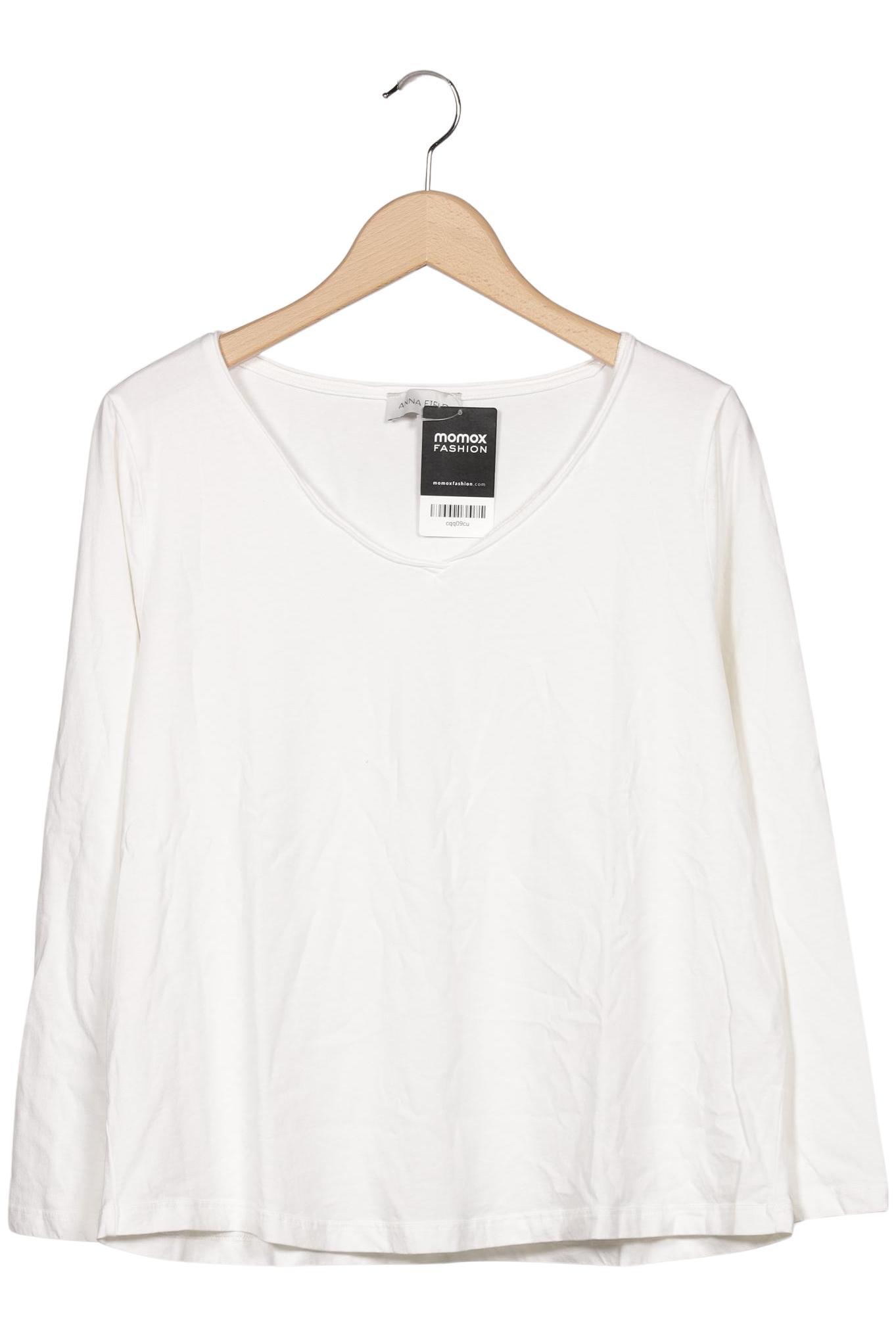 

Anna Field Damen Langarmshirt, weiß, Gr. 48