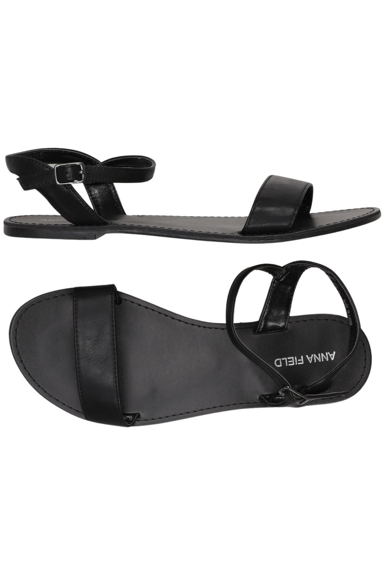 

Anna Field Damen Sandale, schwarz, Gr. 39