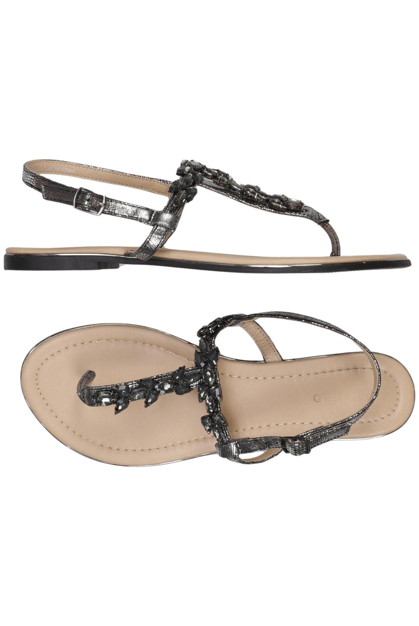 

Anna Field Damen Sandale, silber, Gr. 41