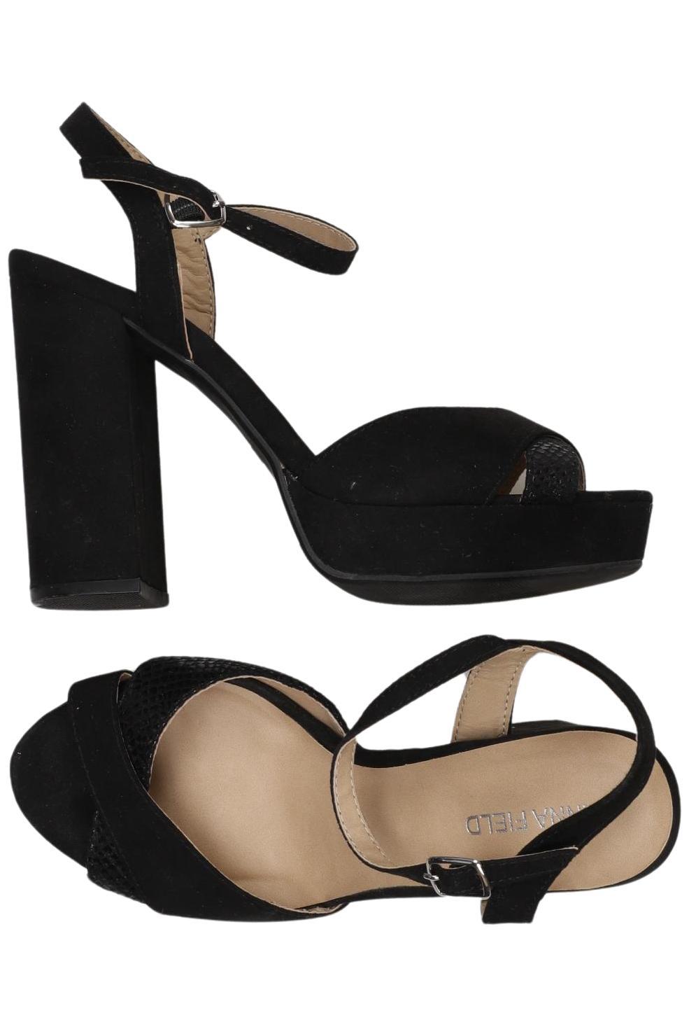 

Anna Field Damen Sandale, schwarz, Gr. 37