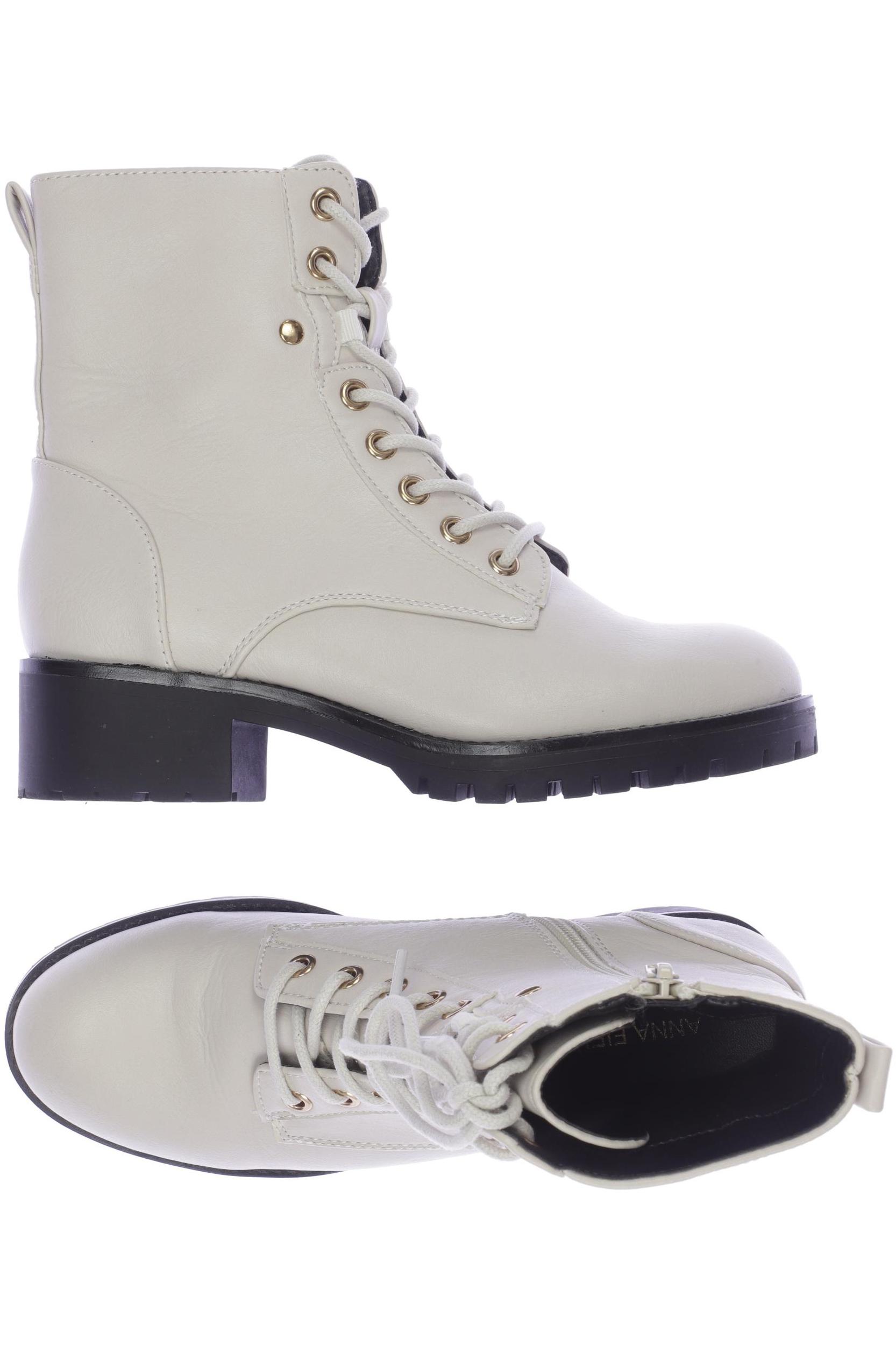 

Anna Field Damen Stiefelette, cremeweiß, Gr. 36