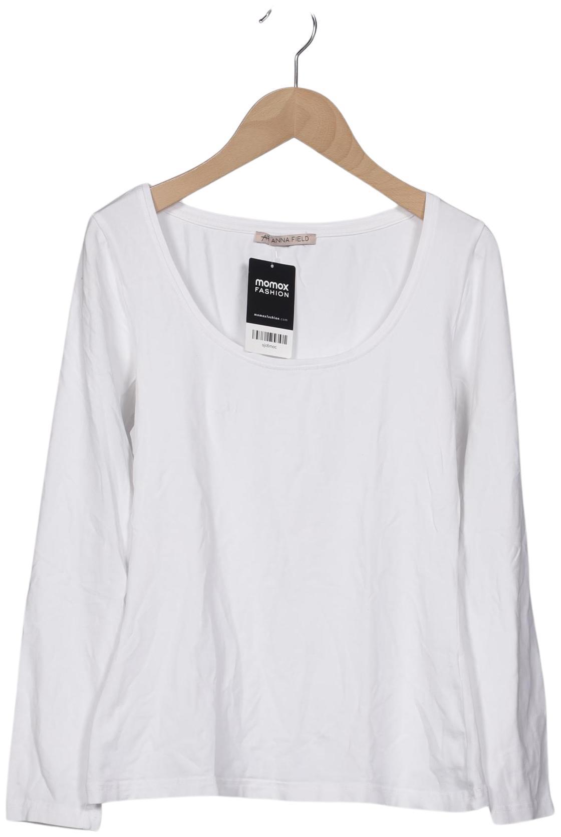 

Anna Field Damen Langarmshirt, weiß, Gr. 36
