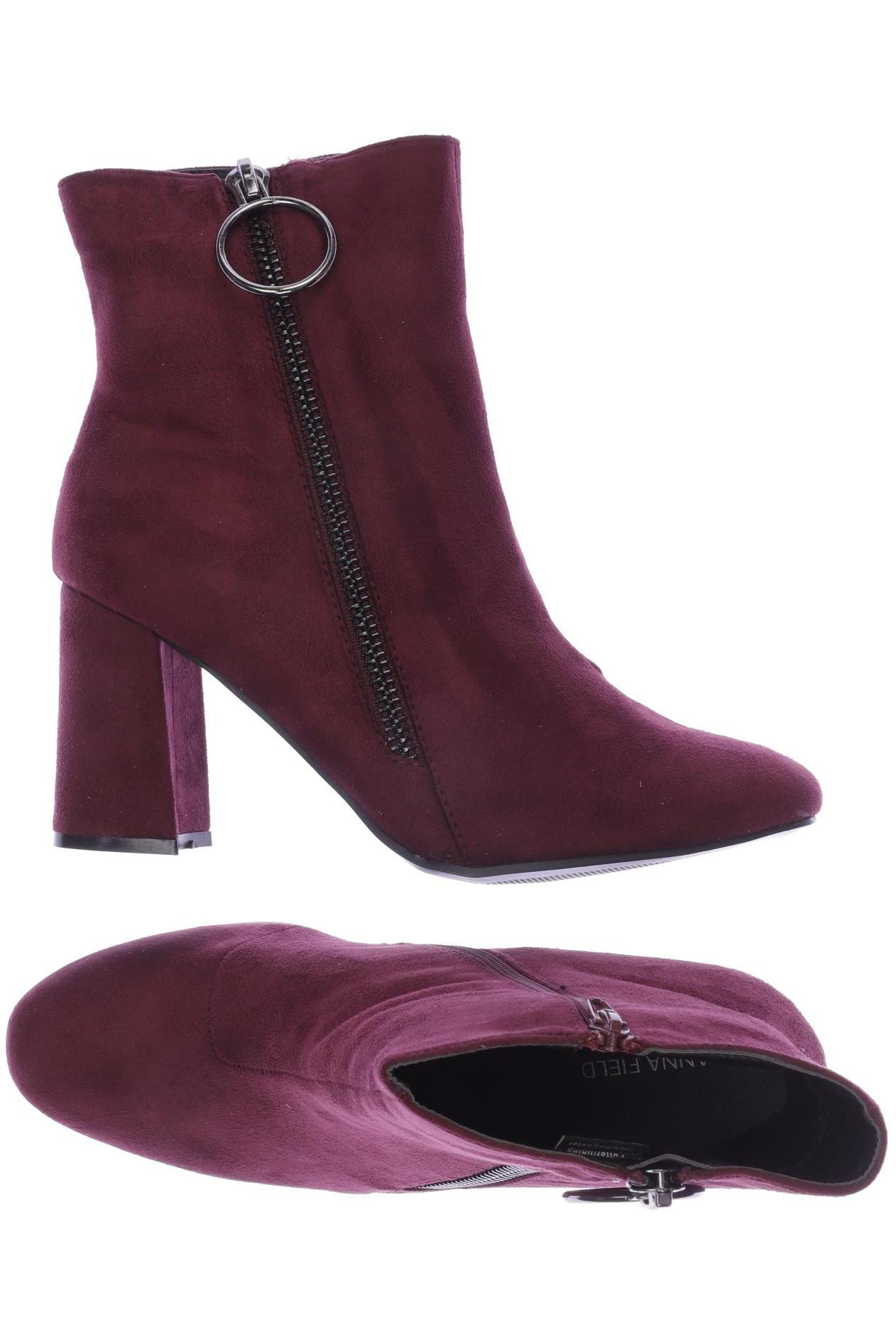 

Anna Field Damen Stiefelette, bordeaux