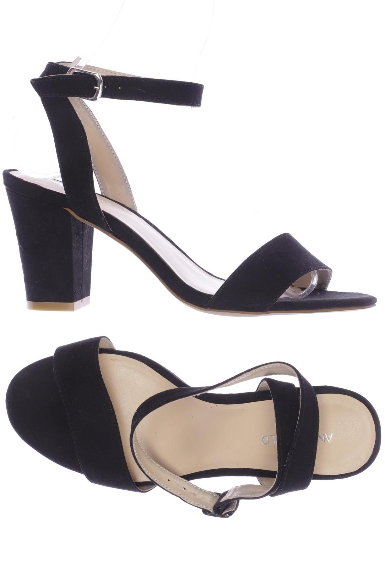

Anna Field Damen Sandale, schwarz, Gr. 37