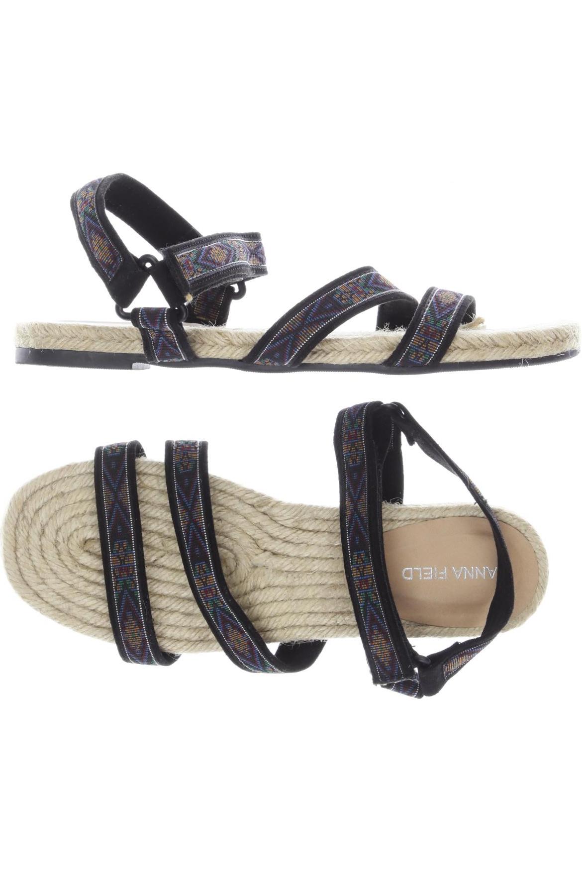 

Anna Field Damen Sandale, schwarz, Gr. 38