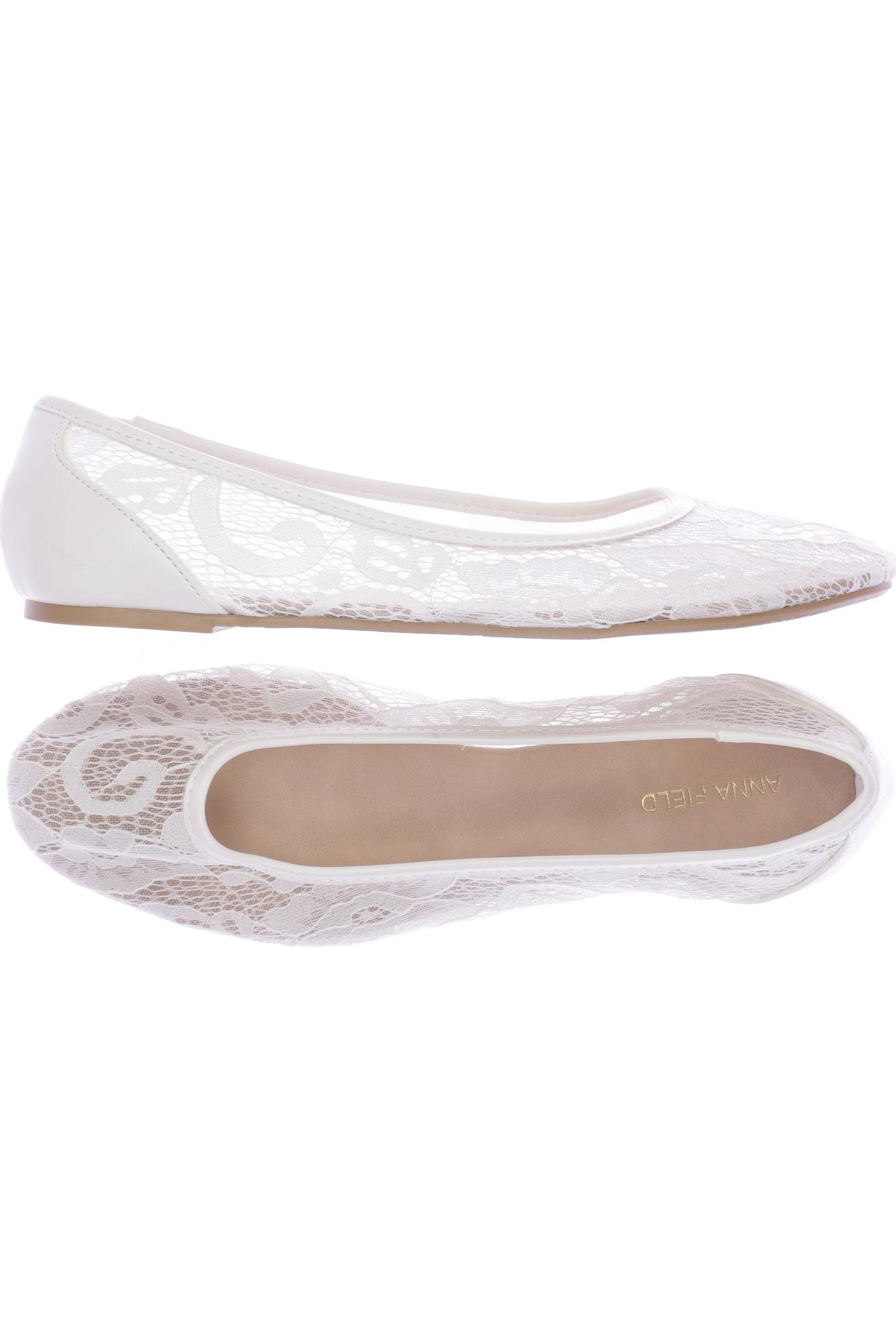 

Anna Field Damen Ballerinas, weiß, Gr. 39