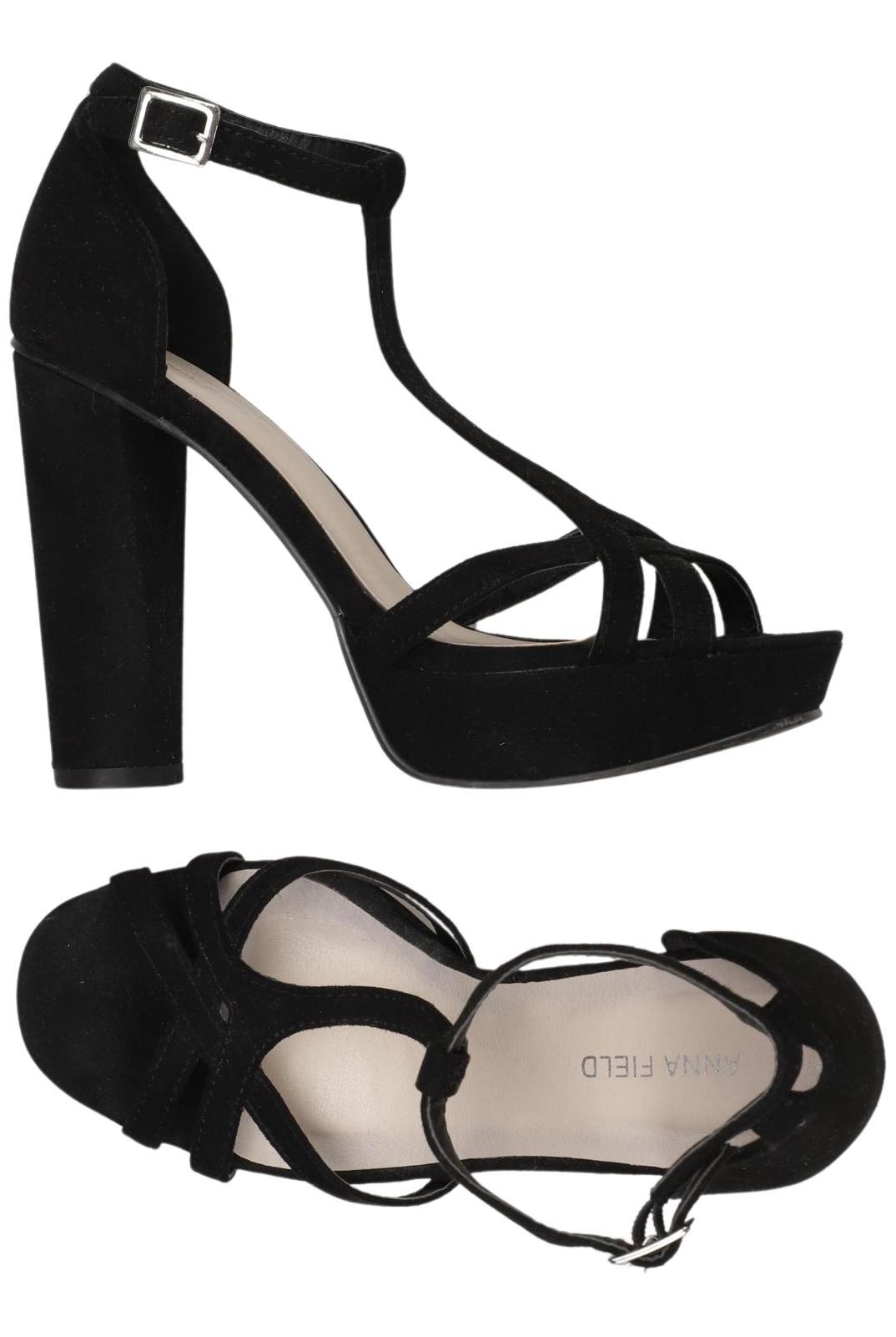 

Anna Field Damen Sandale, schwarz, Gr. 36