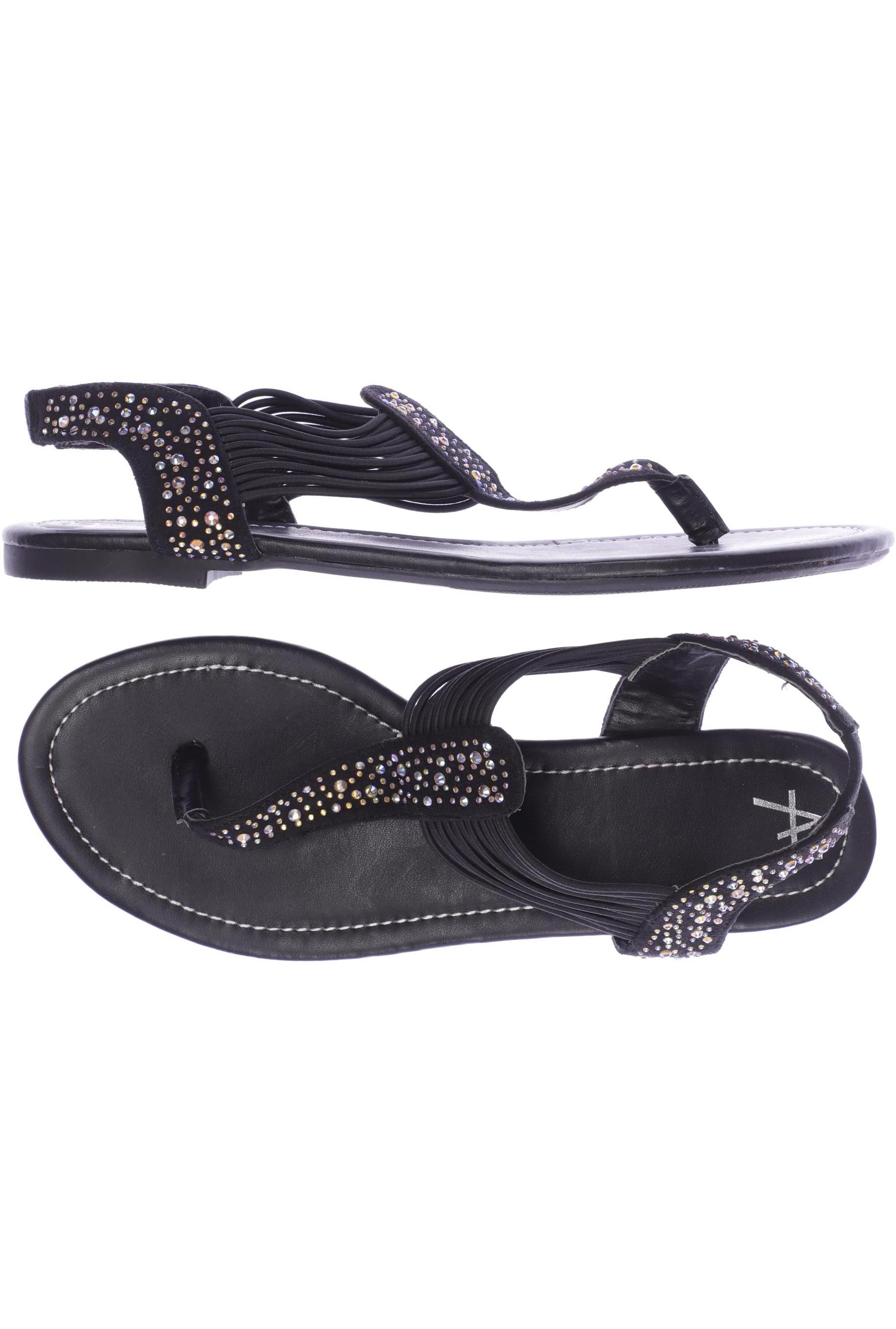 

Anna Field Damen Sandale, schwarz, Gr. 38