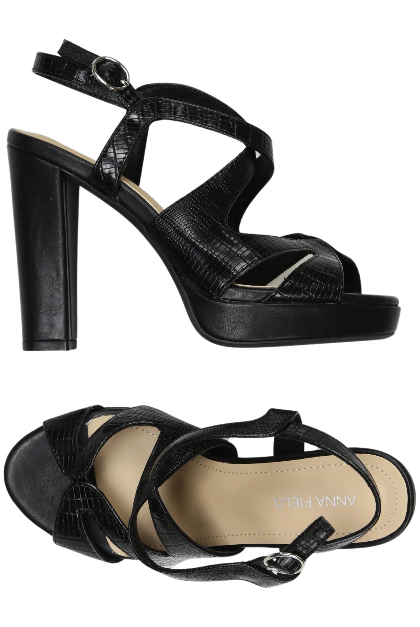 

Anna Field Damen Sandale, schwarz, Gr. 36
