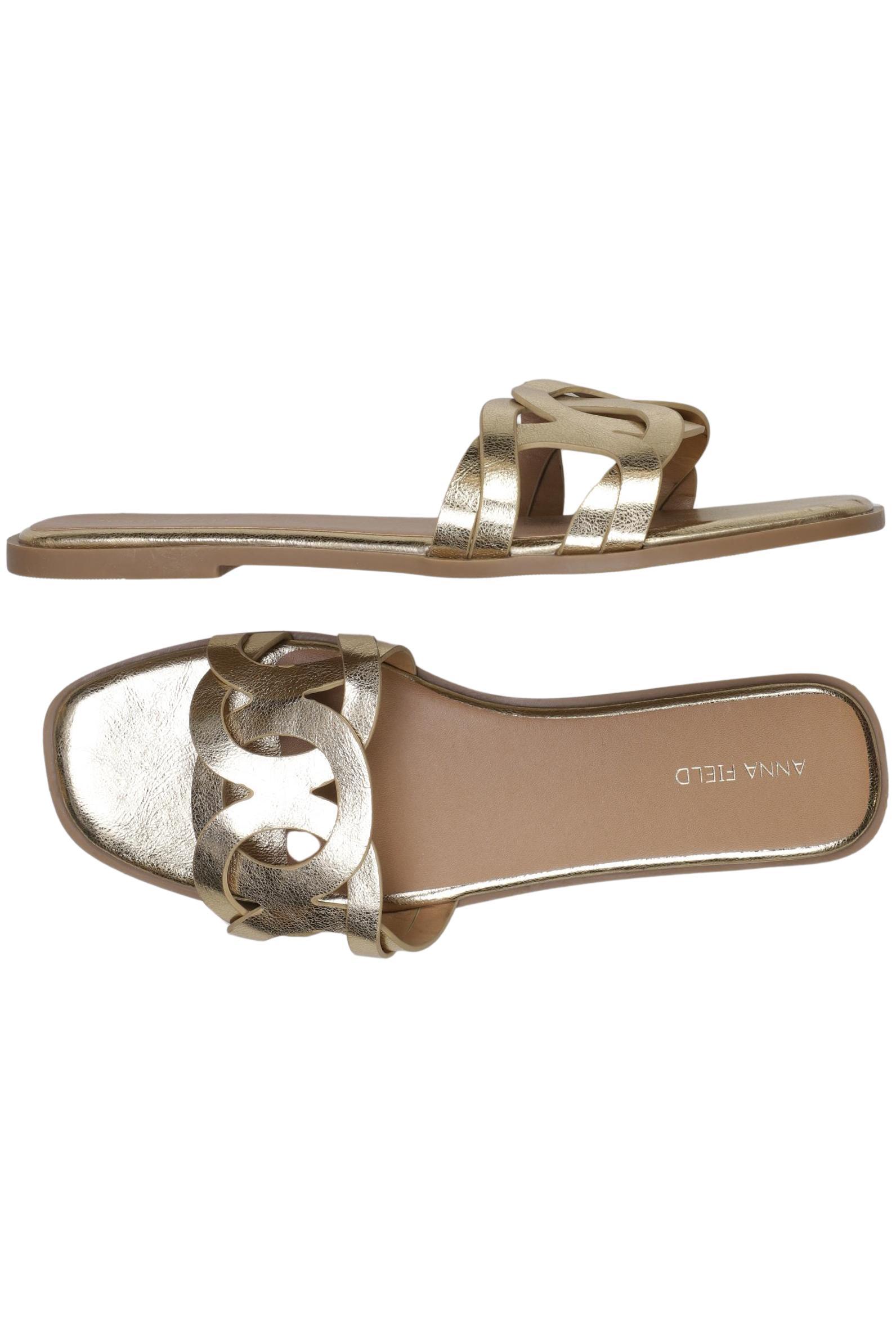 

Anna Field Damen Sandale, gold, Gr. 42