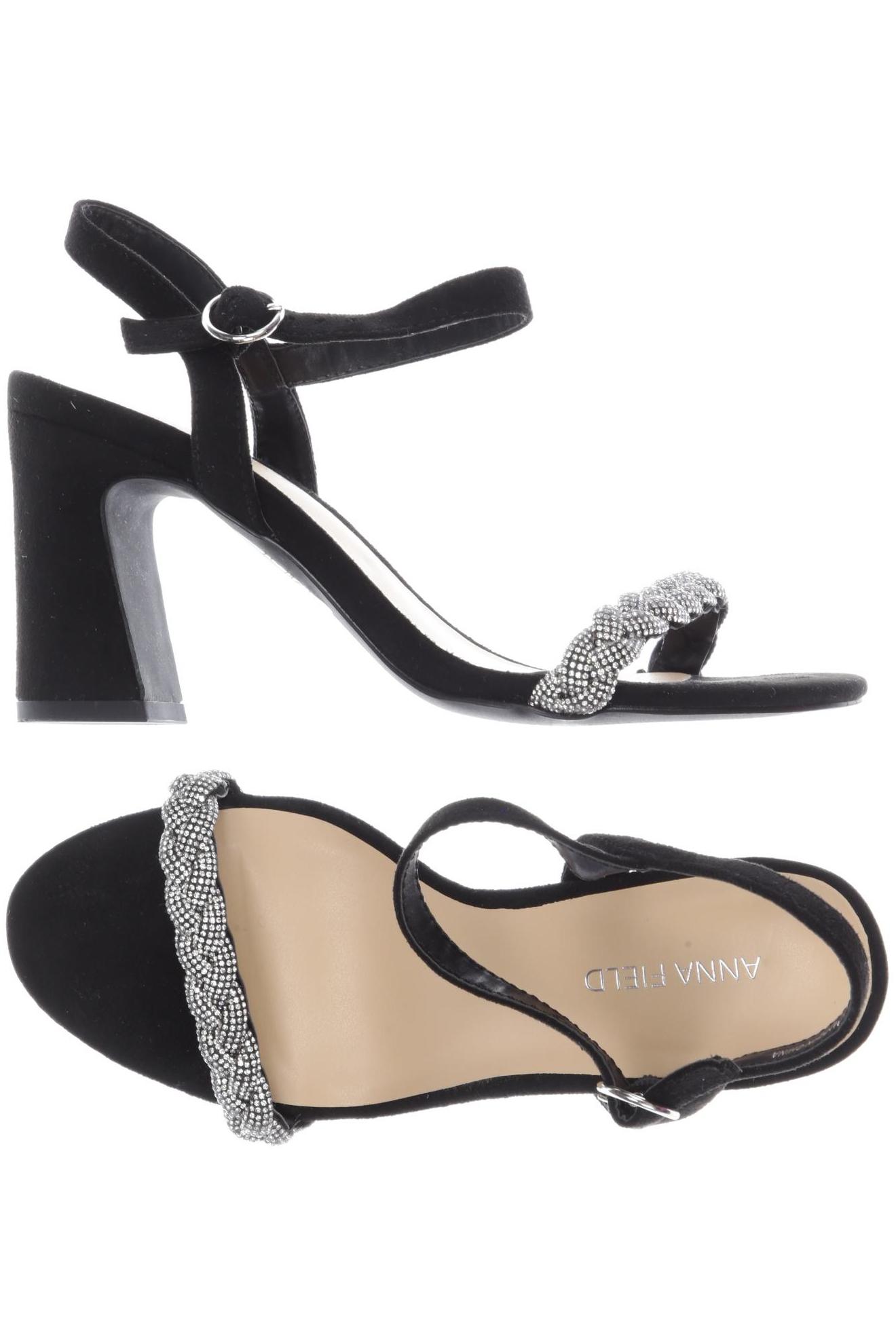 

Anna Field Damen Sandale, schwarz, Gr. 35